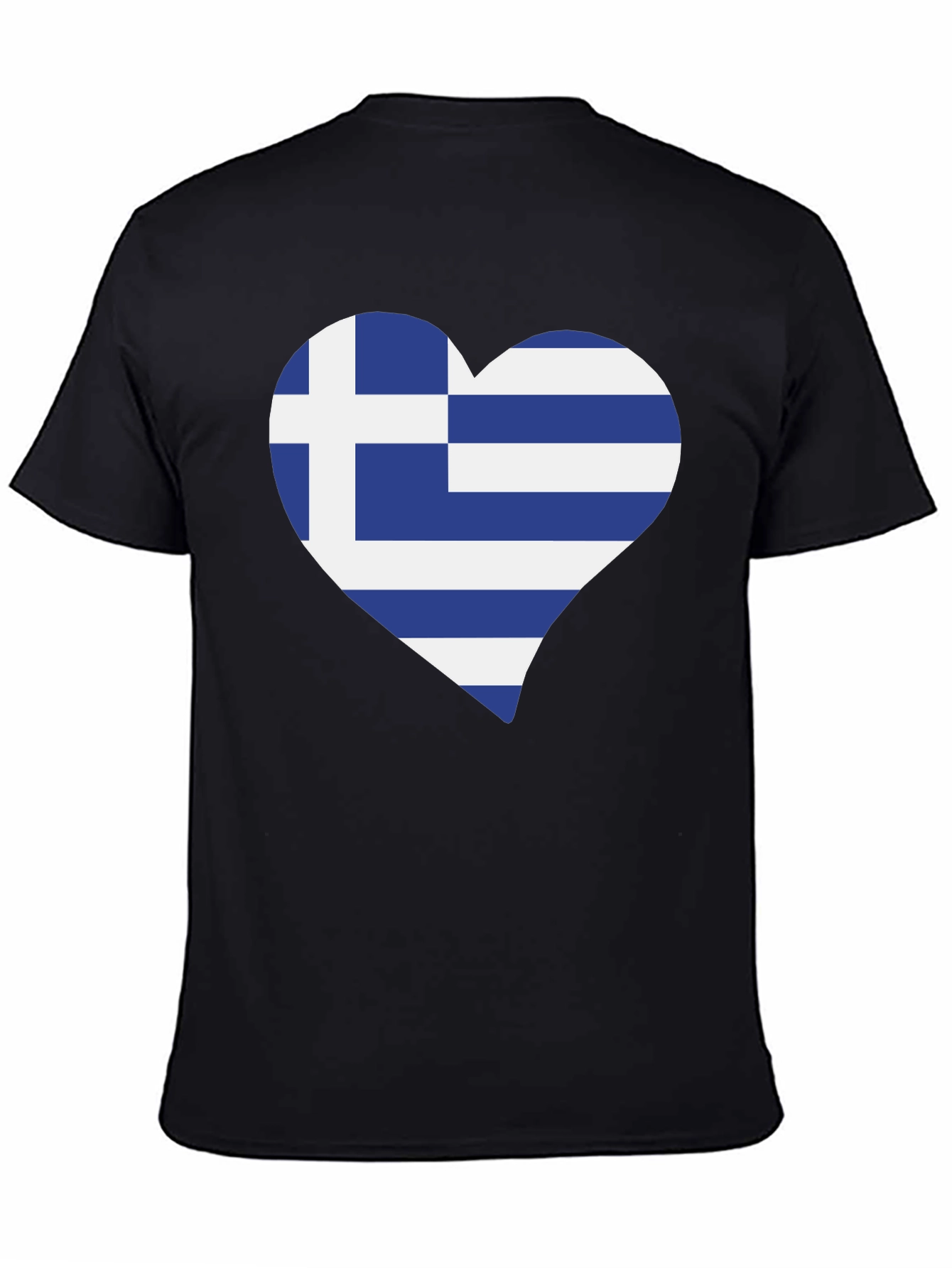 Greece Flag Heart T-Shirt