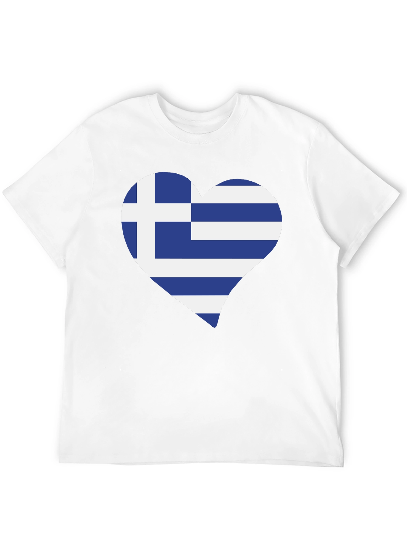 Greece Flag Heart T-Shirt