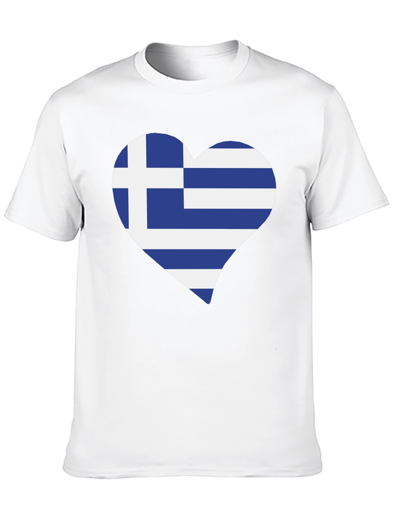 Greece Flag Heart T-Shirt