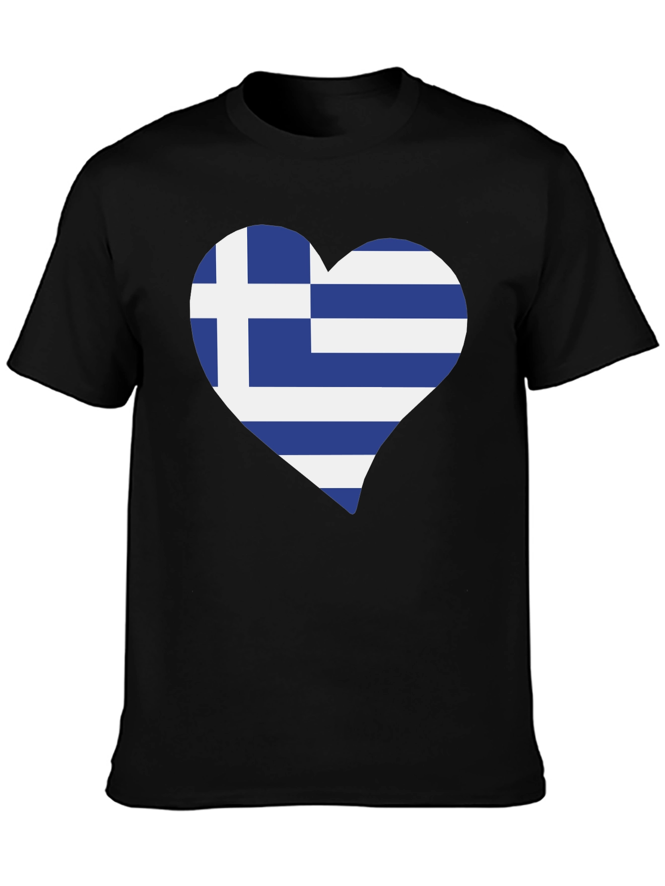 Greece Flag Heart T-Shirt