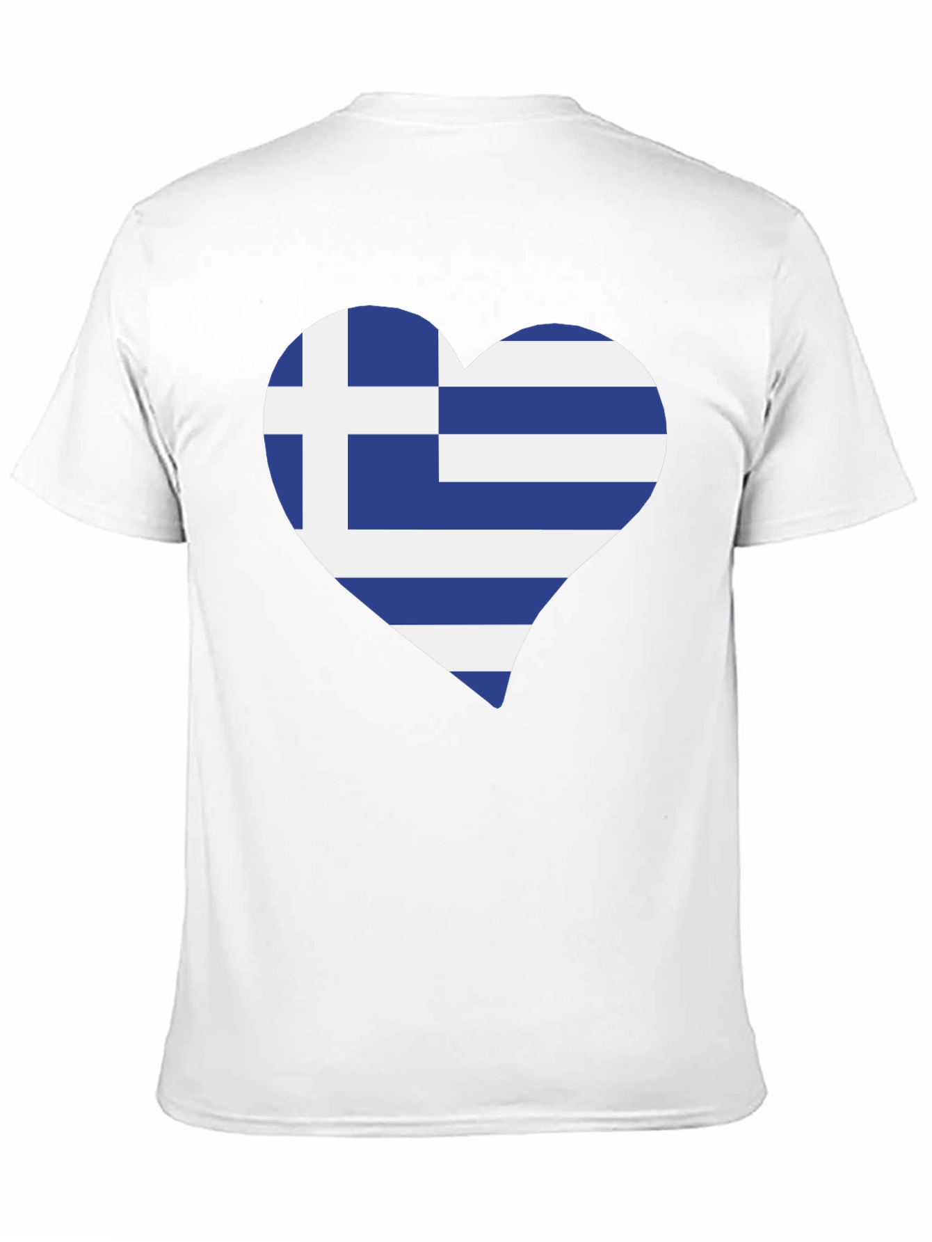 Greece Flag Heart T-Shirt