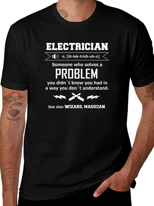 Electrician Definition T-Shirt - Funny Gift