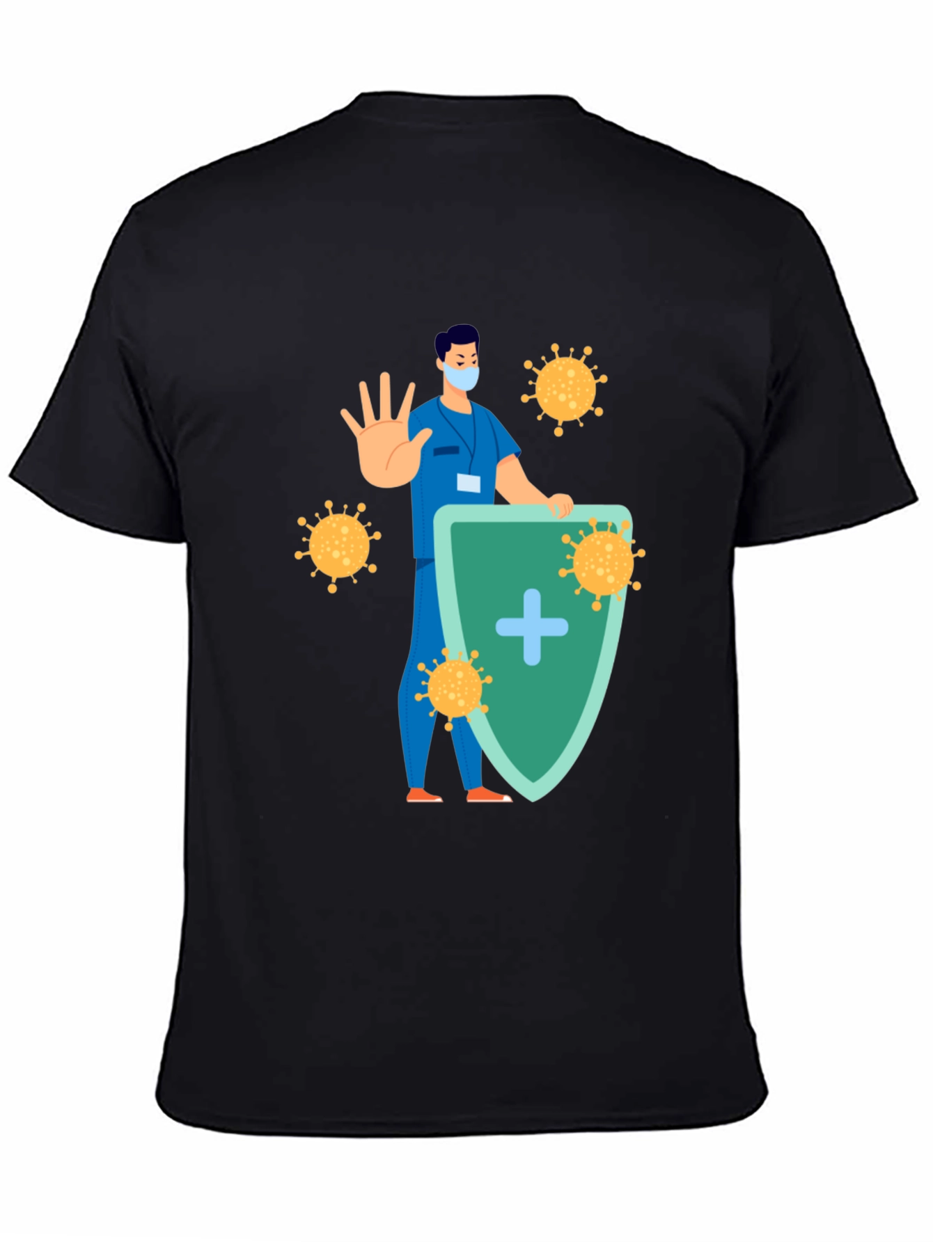 Virus Shield Graphic T-Shirt