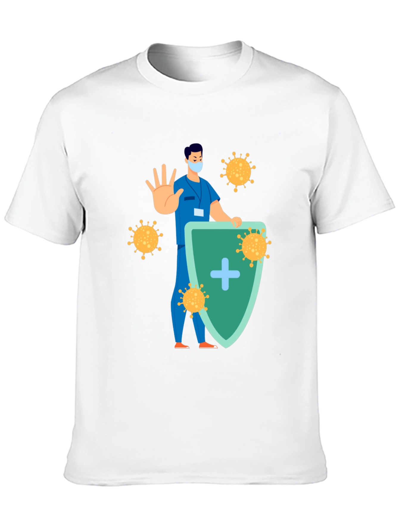 Virus Shield Graphic T-Shirt