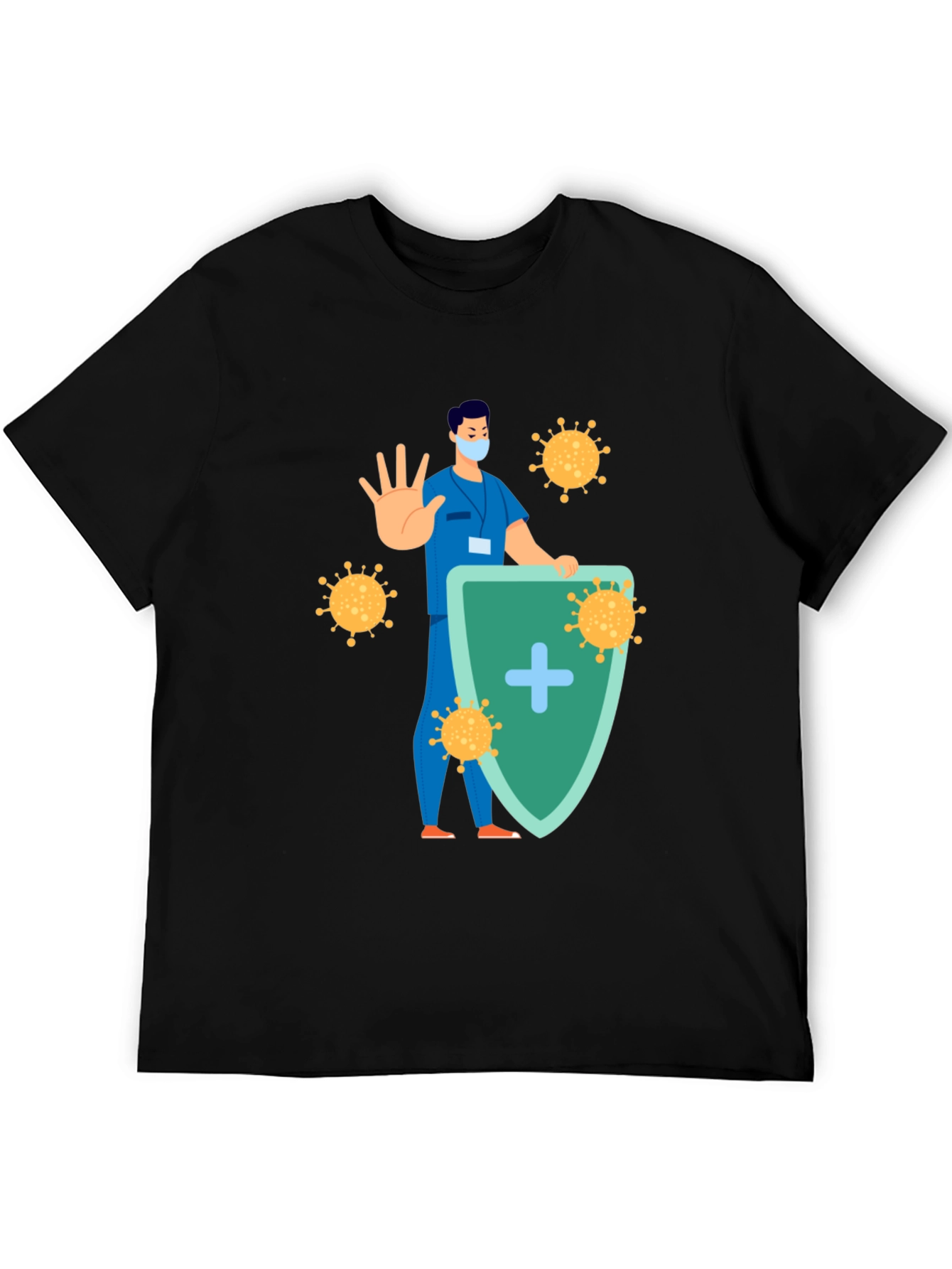 Virus Shield Graphic T-Shirt