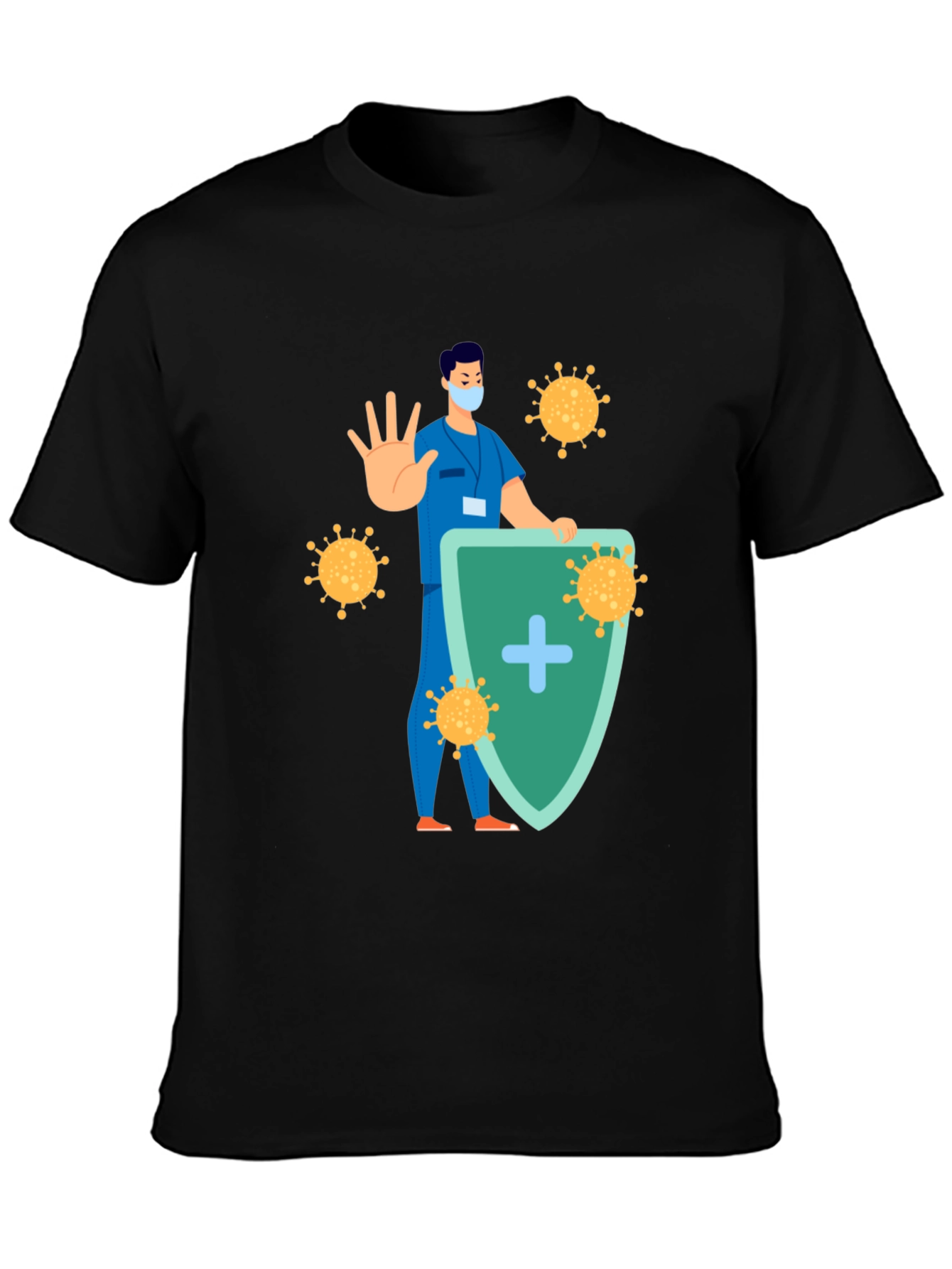 Virus Shield Graphic T-Shirt