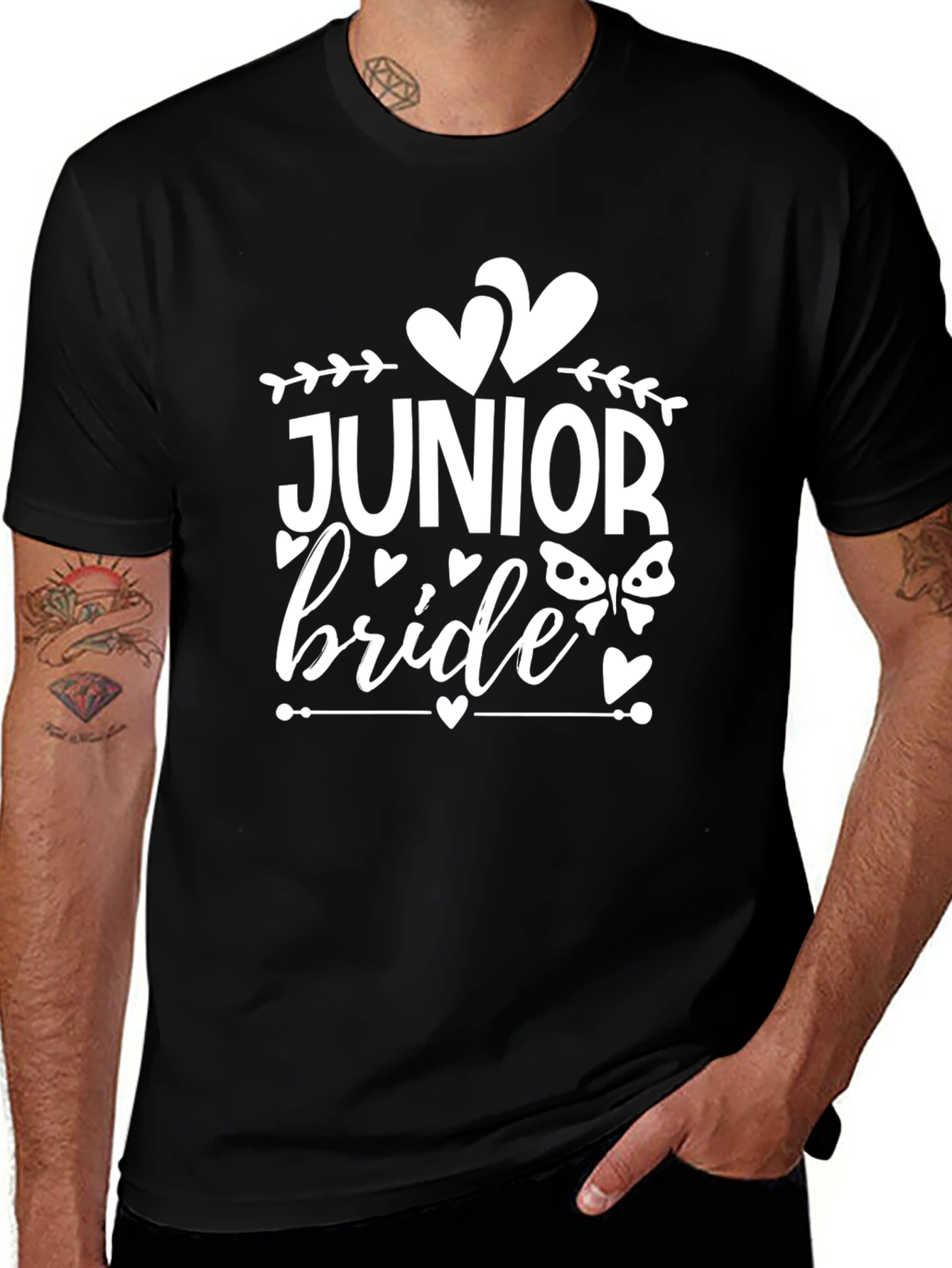 Junior Bride Black T-Shirt