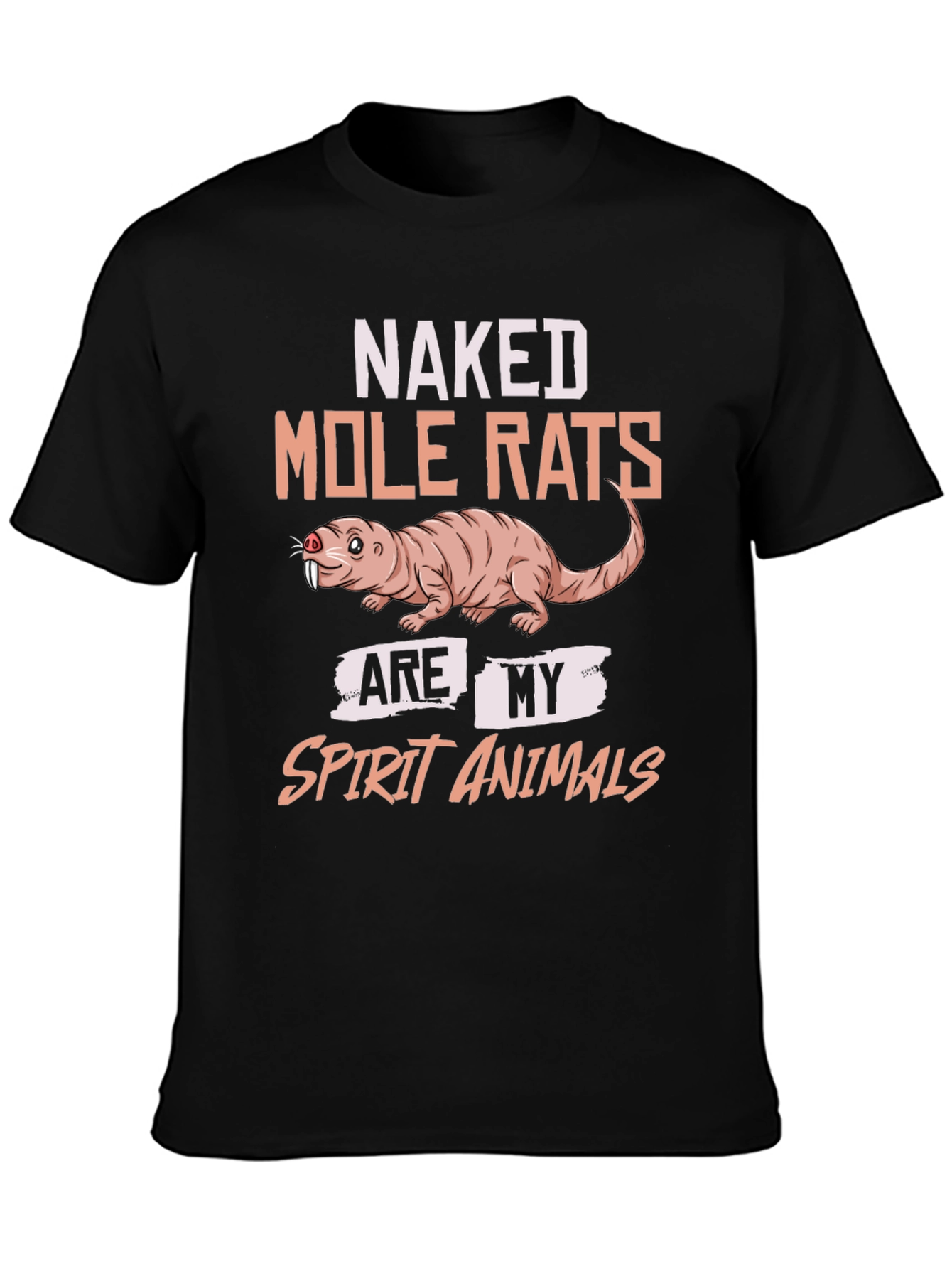 Naked Mole Rat Spirit Animal Graphic T-Shirt