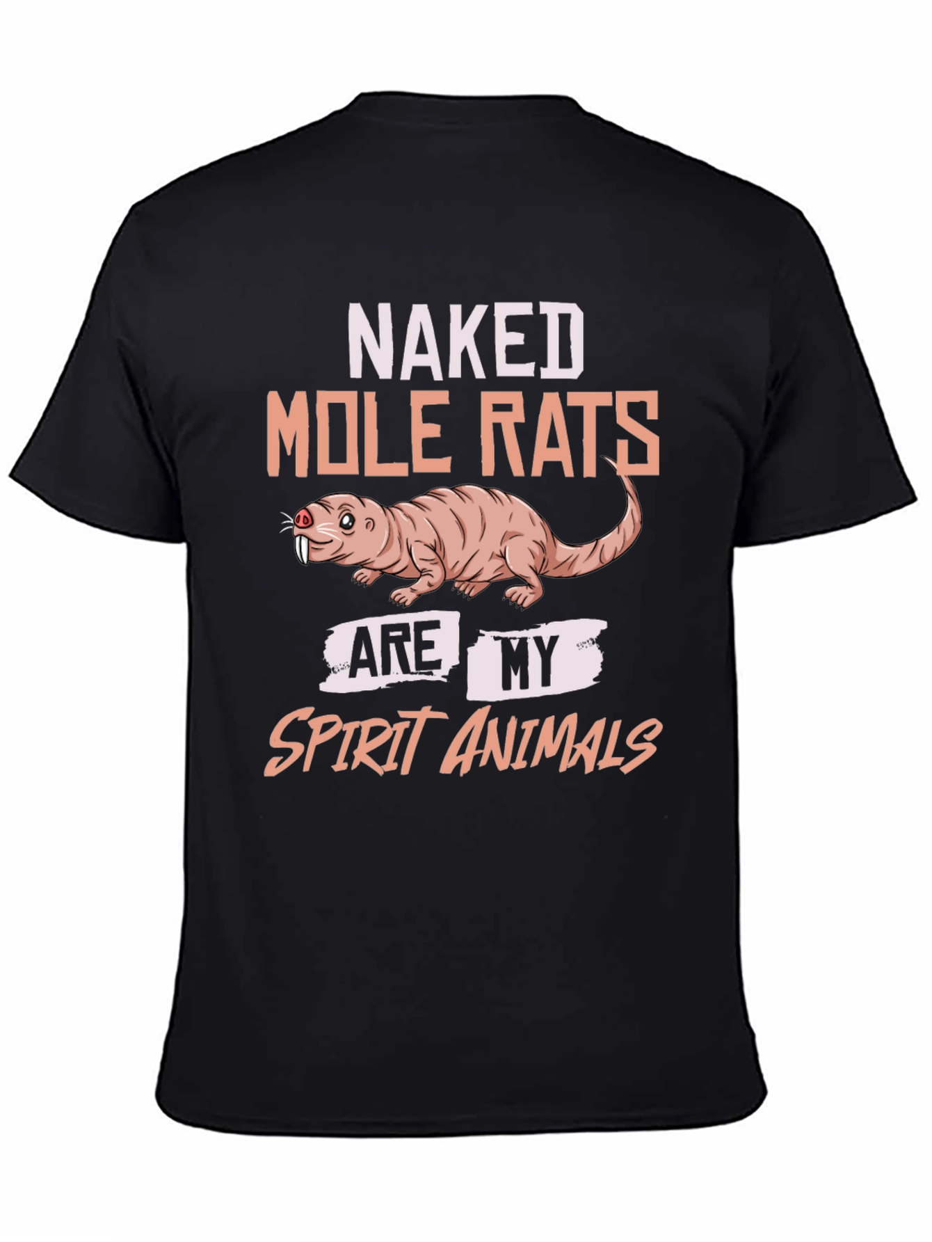 Naked Mole Rat Spirit Animal Graphic T-Shirt