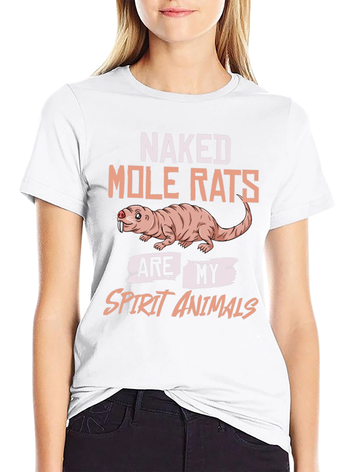Naked Mole Rat Spirit Animal Graphic T-Shirt