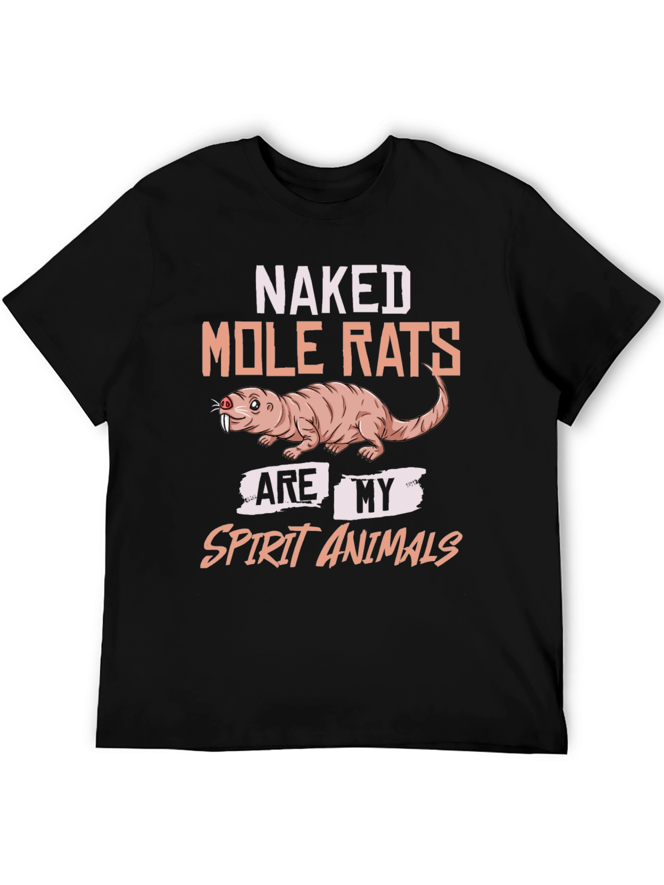 Naked Mole Rat Spirit Animal Graphic T-Shirt