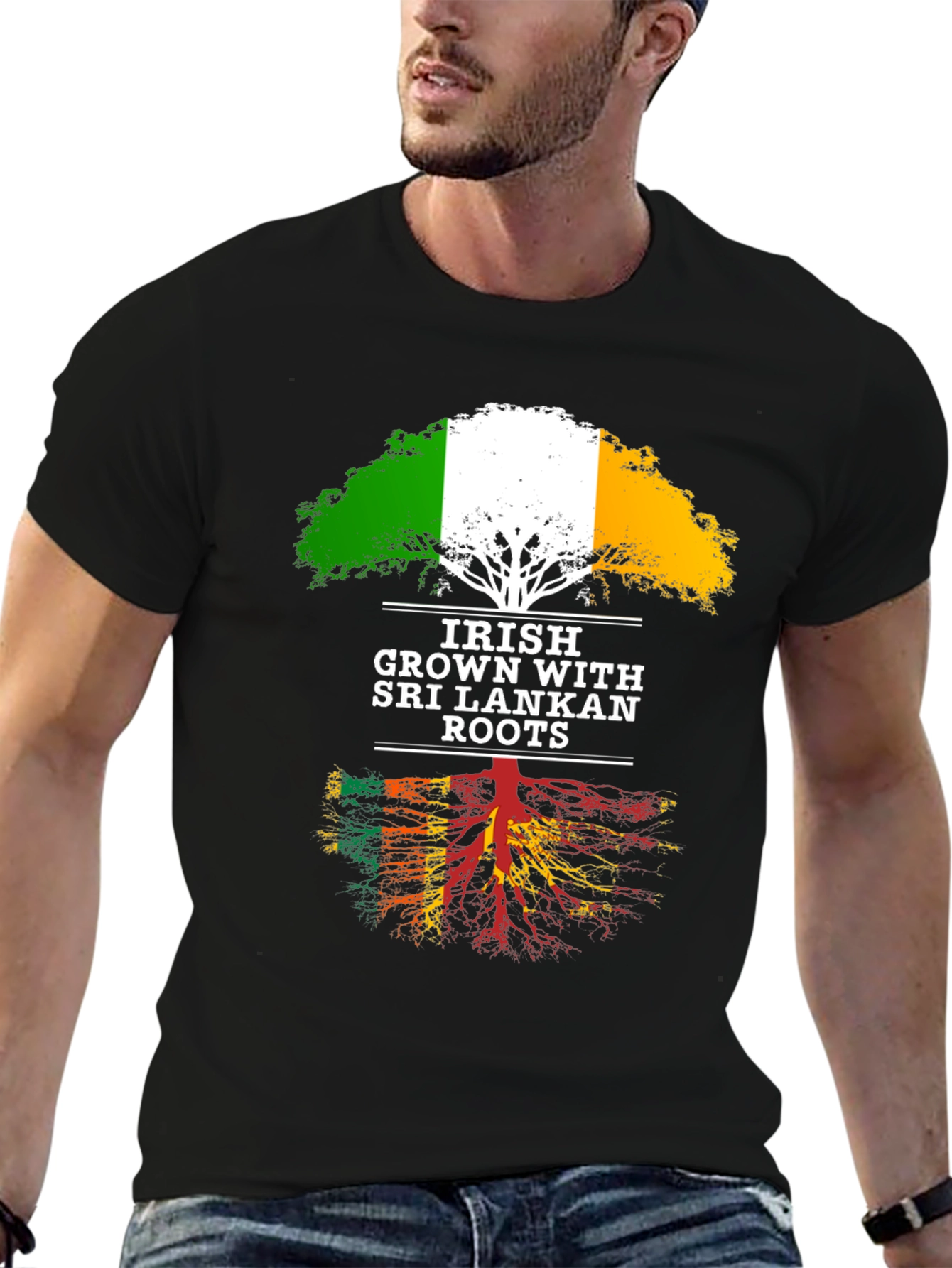 Irish Grown with Sri Lankan Roots T-Shirt