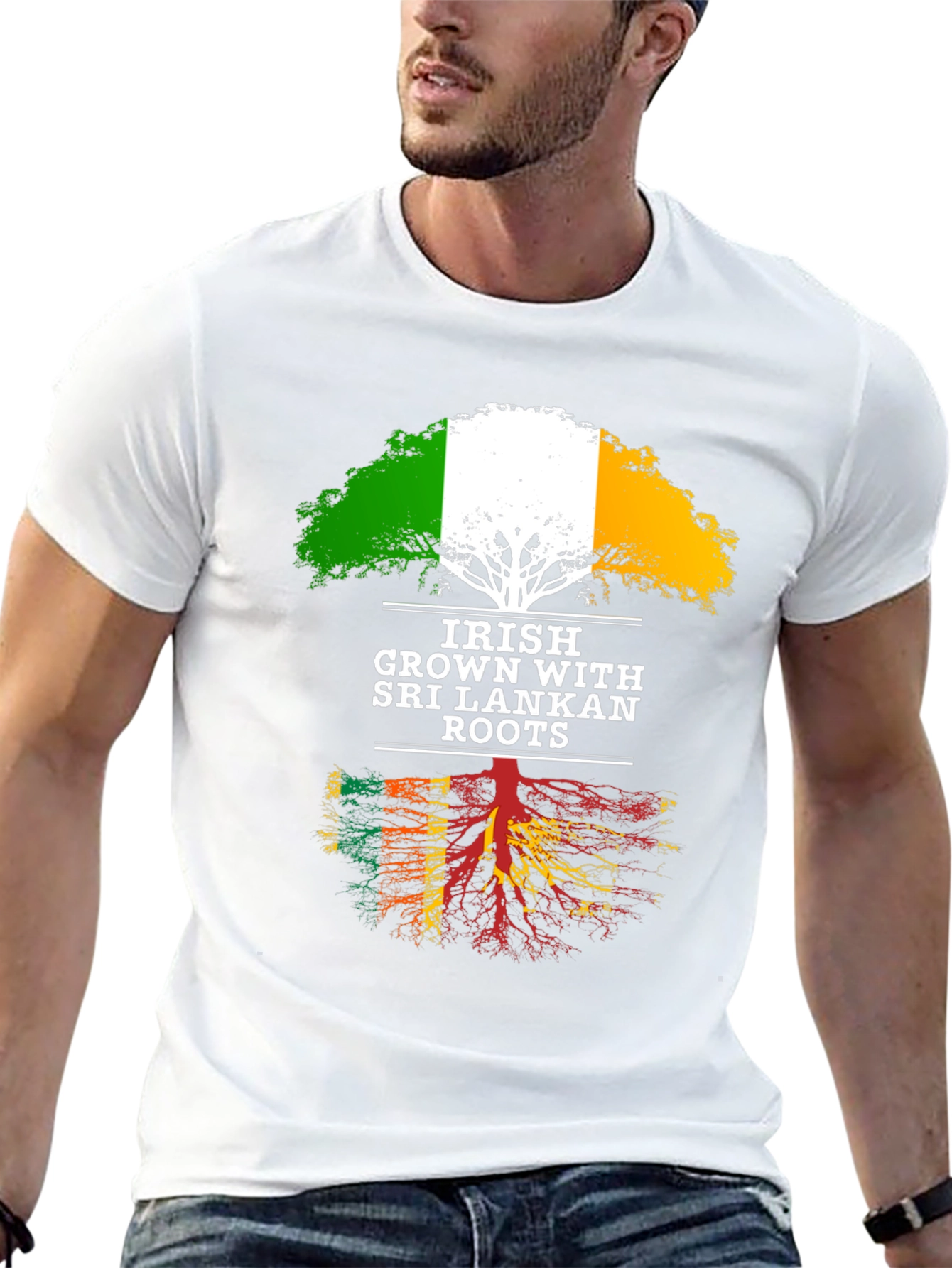 Irish Grown with Sri Lankan Roots T-Shirt