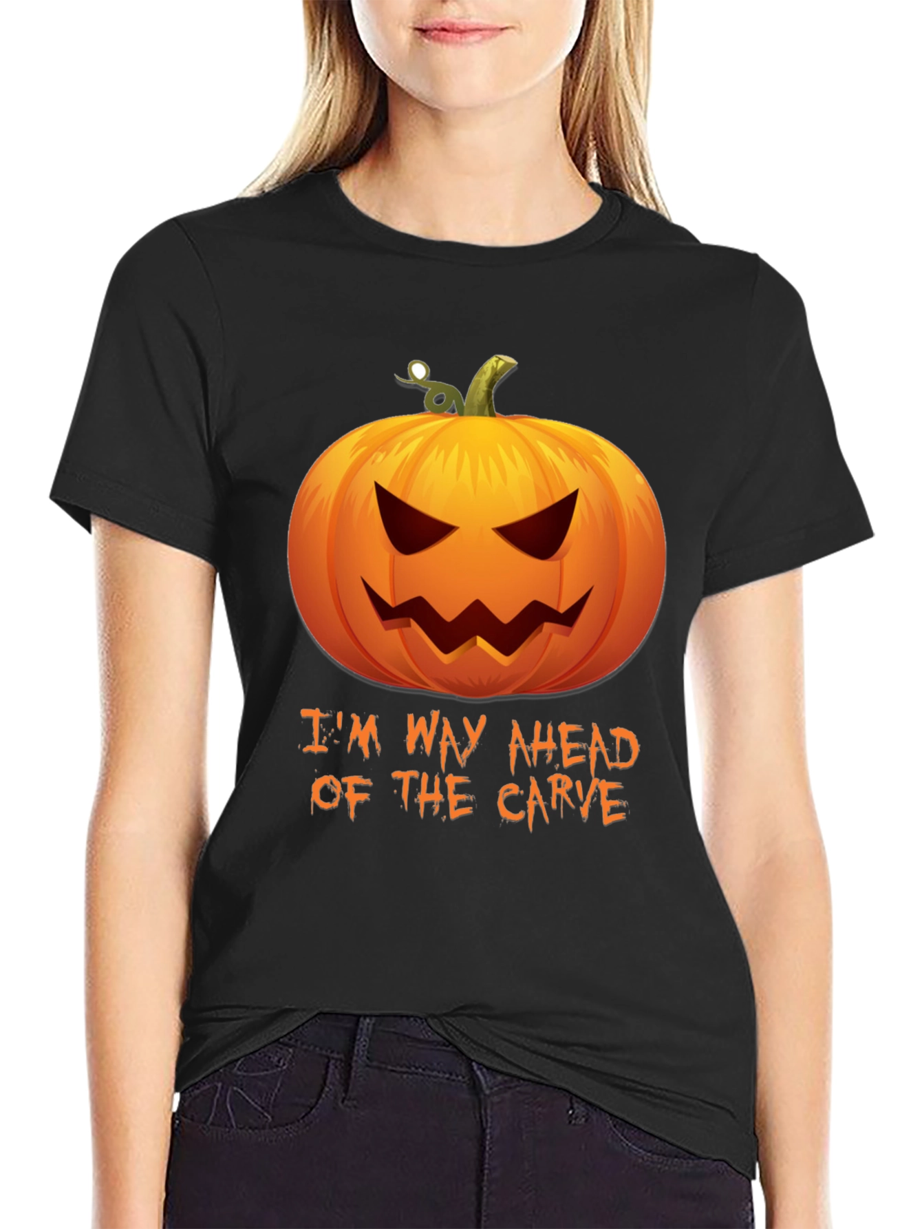 Halloween Pumpkin T-Shirt - Im Way Ahead