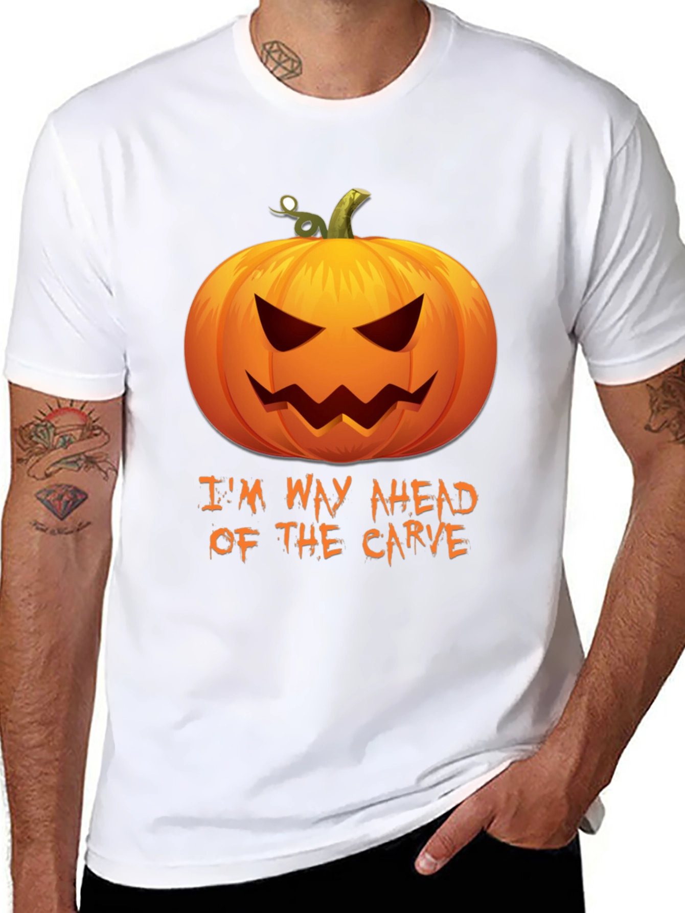 Halloween Pumpkin T-Shirt - Im Way Ahead