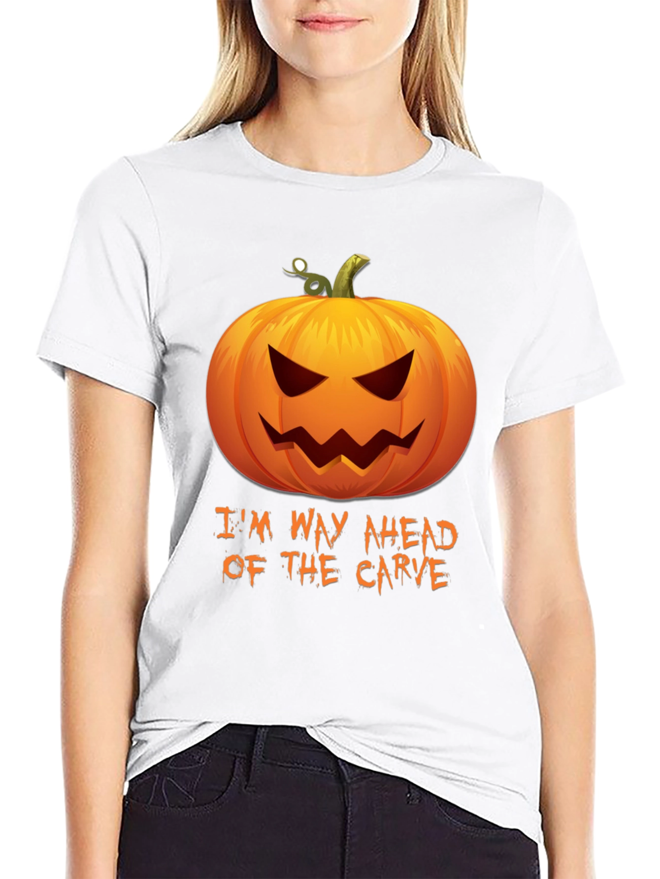 Halloween Pumpkin T-Shirt - Im Way Ahead