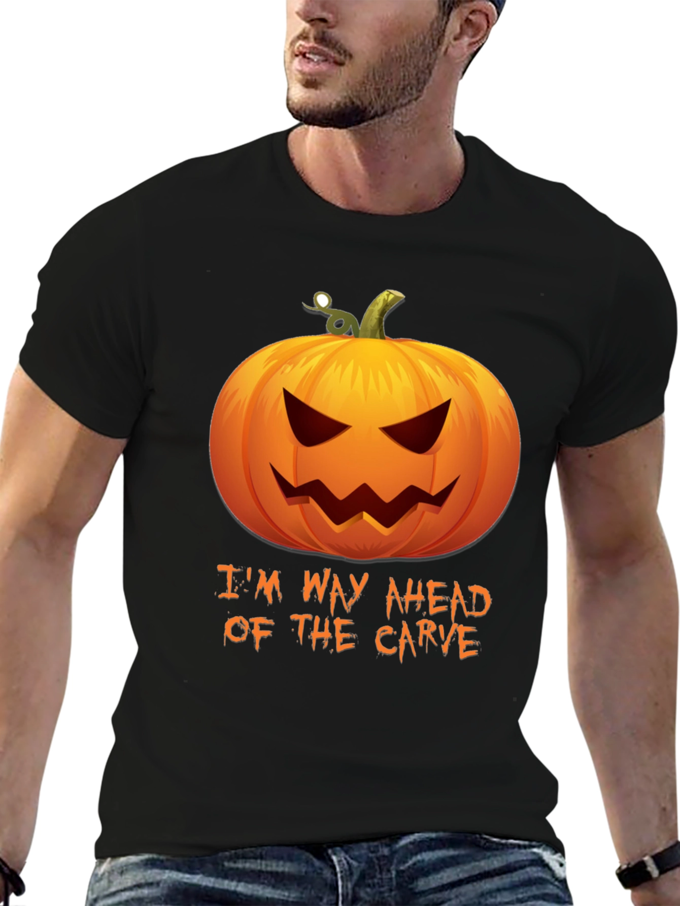 Halloween Pumpkin T-Shirt - Im Way Ahead