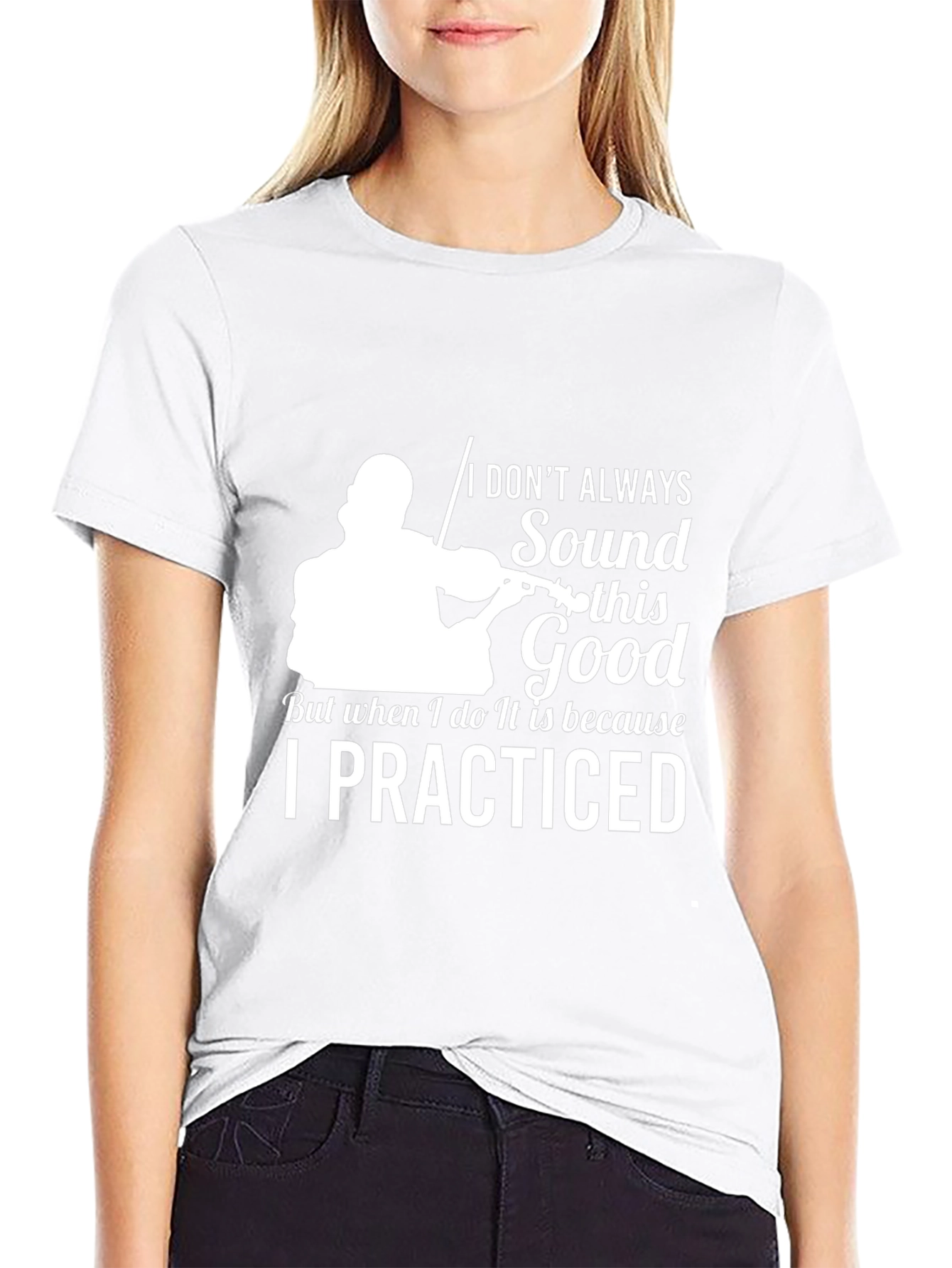 Violinist Practice T-Shirt - Sound Good Graphic Tee