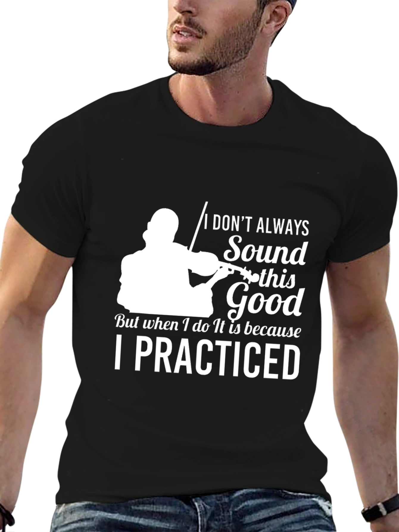 Violinist Practice T-Shirt - Sound Good Graphic Tee