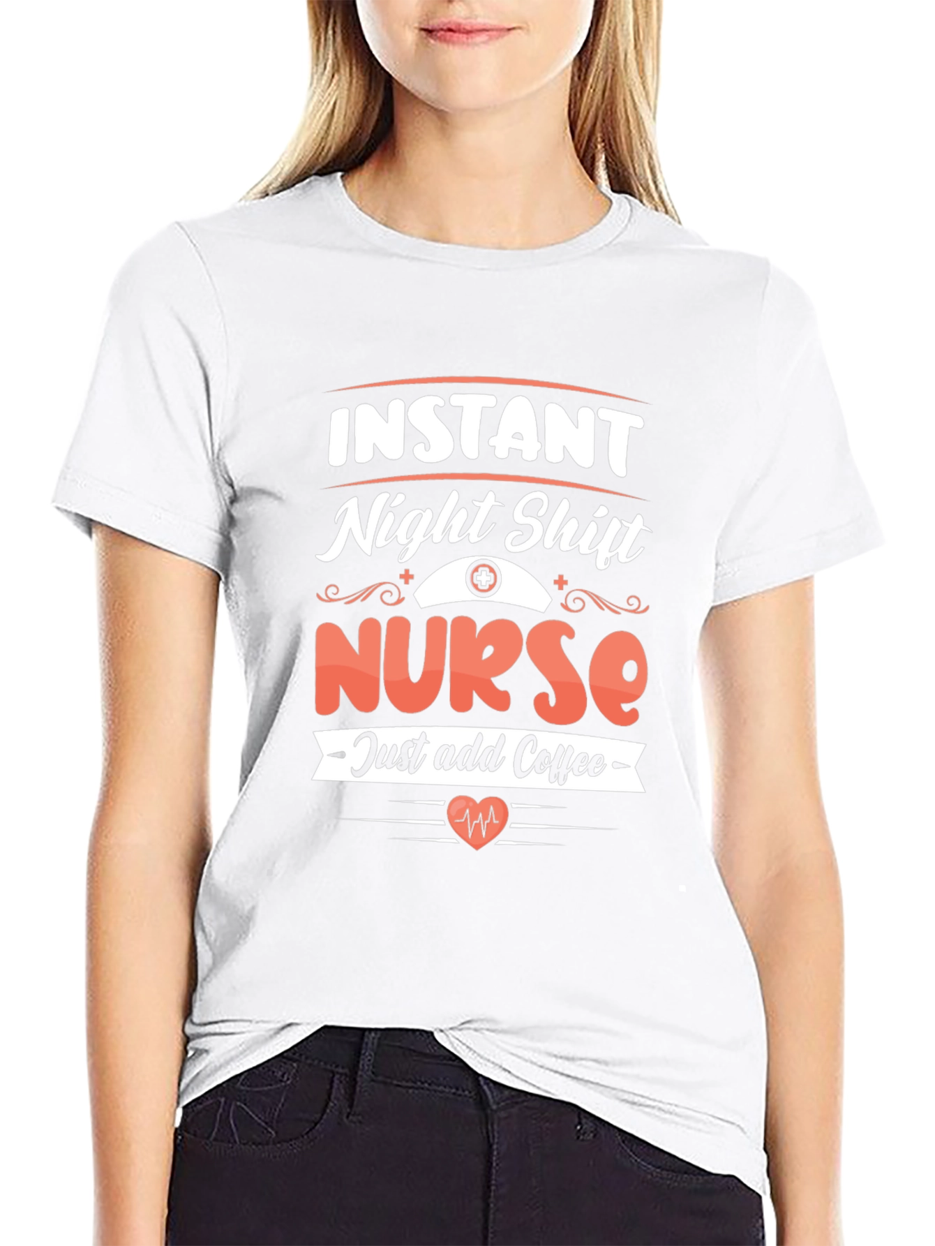 Instant Night Shift Nurse Add Coffee T-Shirt