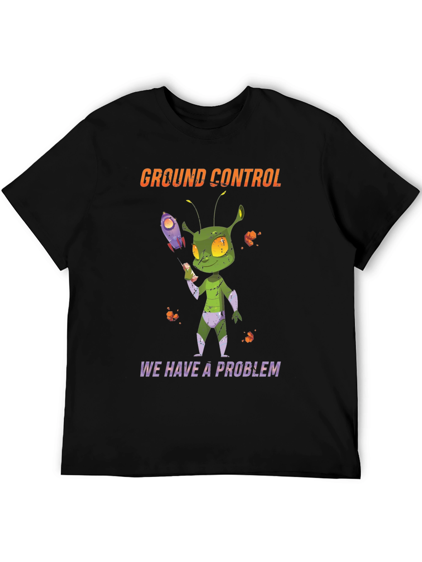 Ground Control Alien Graphic T-Shirt