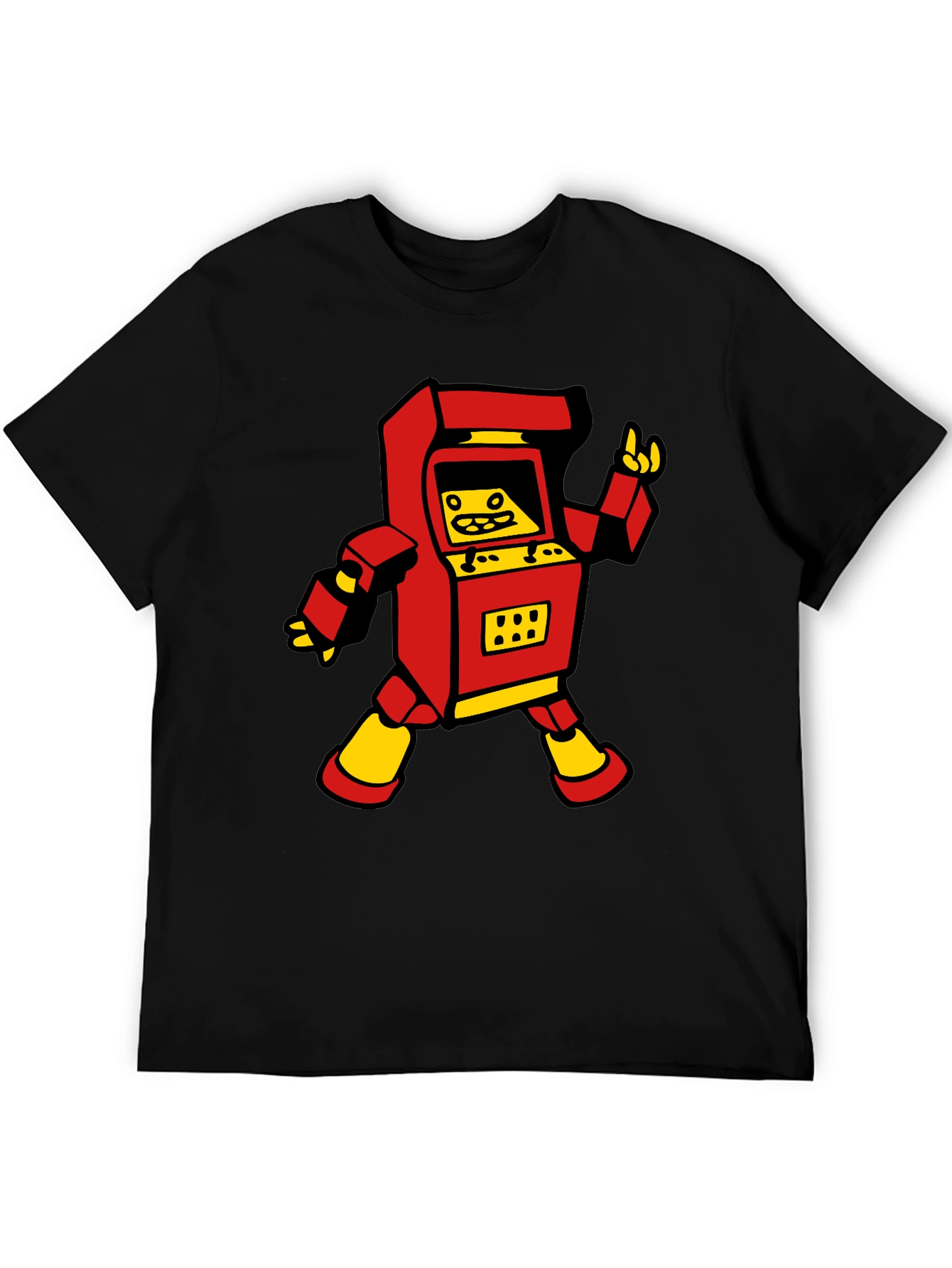 Retro Arcade Game Robot T-Shirt
