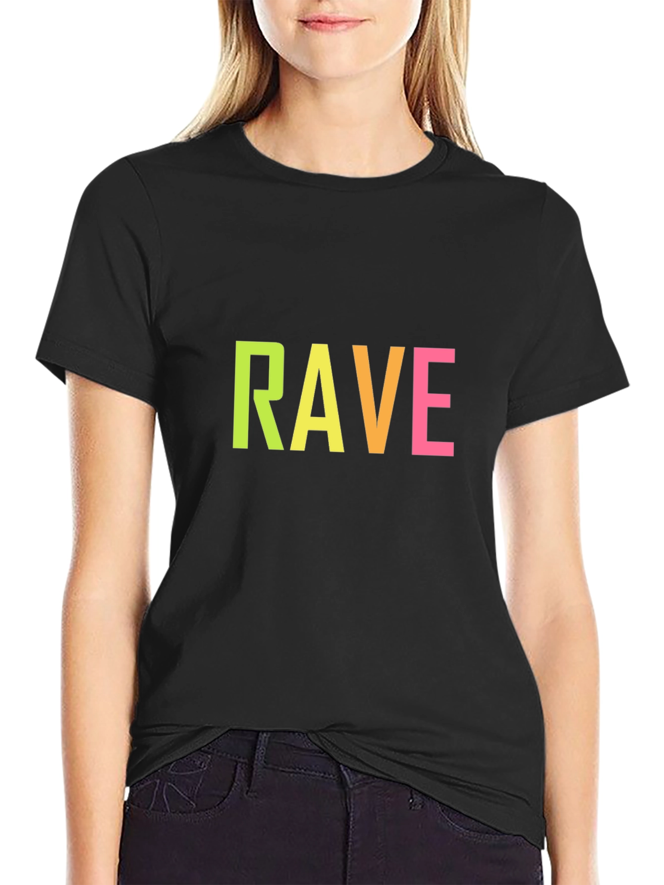 Rave Graphic Tee - Vibrant Party Shirt