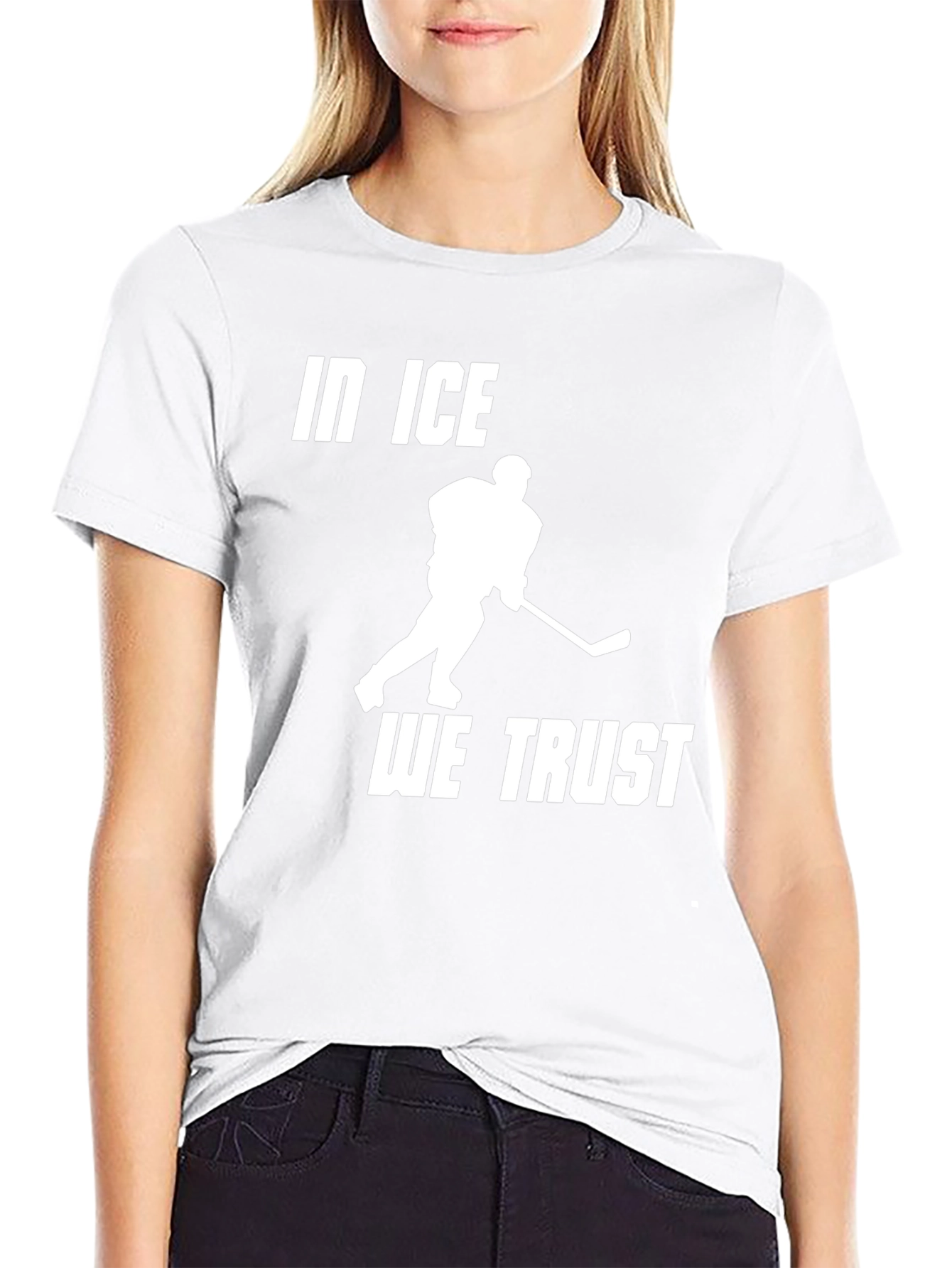 In Ice We Trust Hockey Graphic Tee