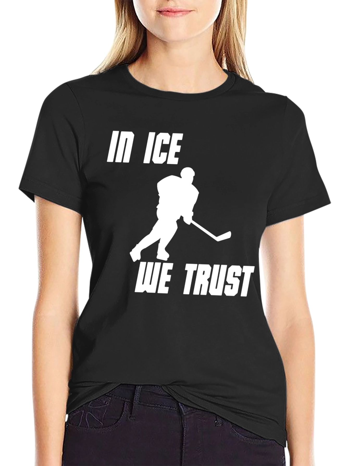 In Ice We Trust Hockey Graphic Tee