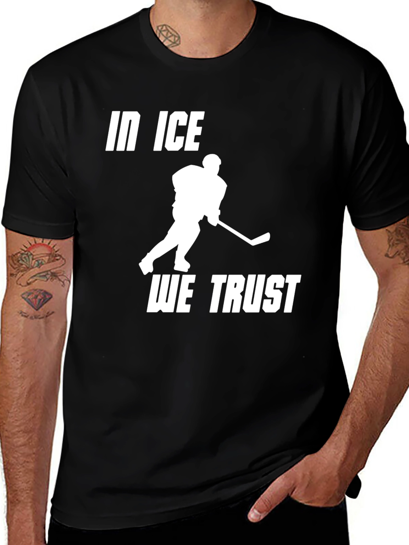In Ice We Trust Hockey Graphic Tee