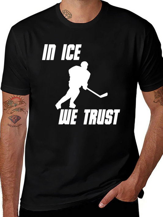 In Ice We Trust Hockey Graphic Tee