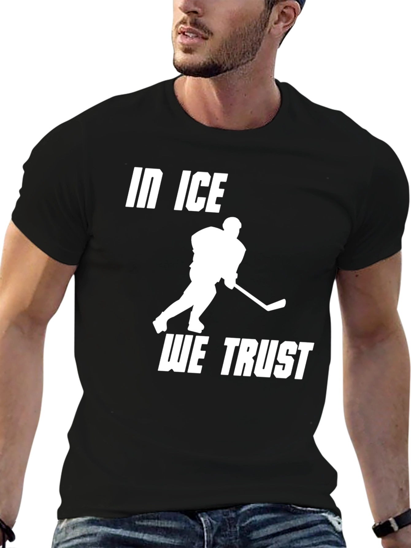 In Ice We Trust Hockey Graphic Tee