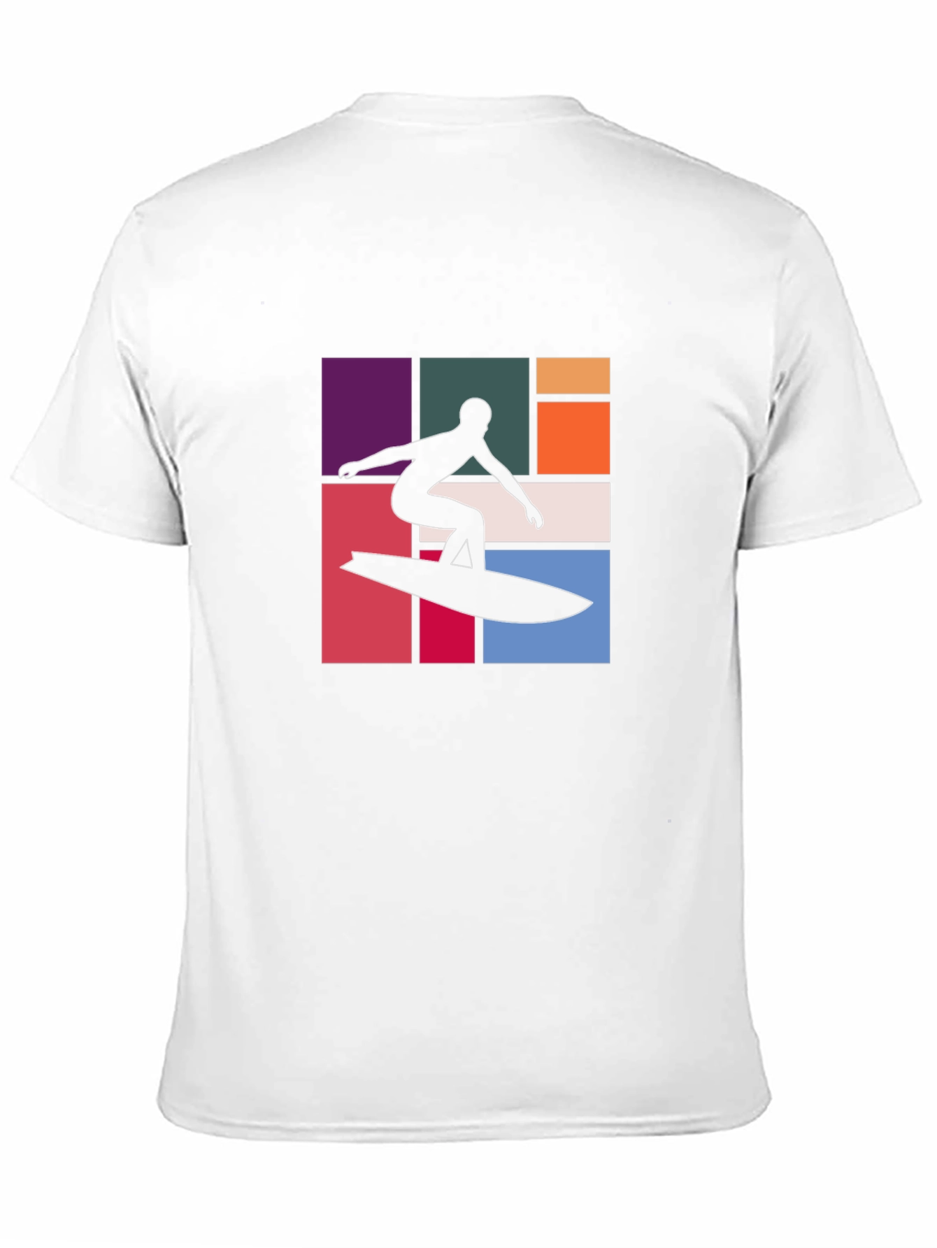 Retro Surfer Graphic Tee - Black