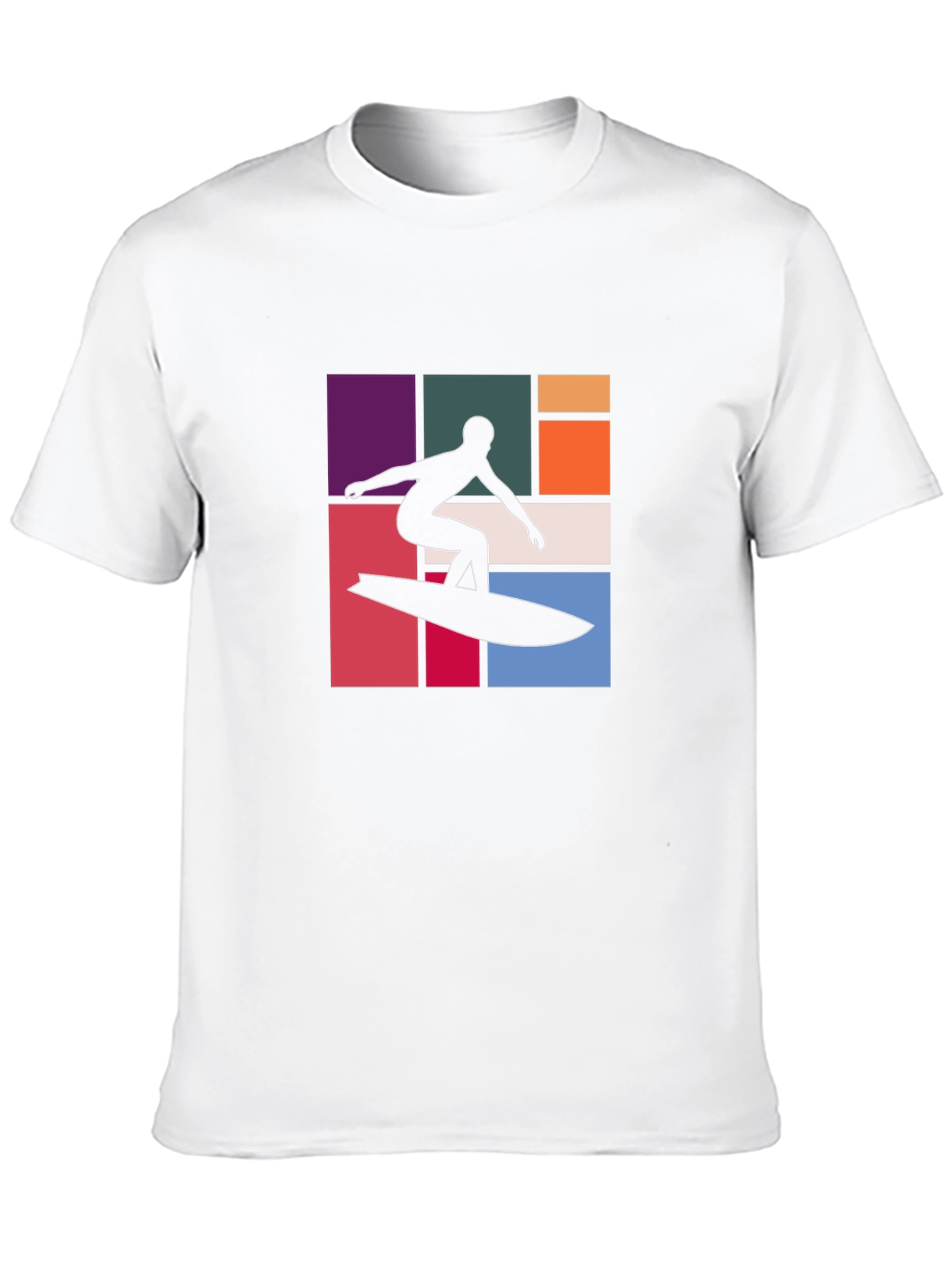 Retro Surfer Graphic Tee - Black