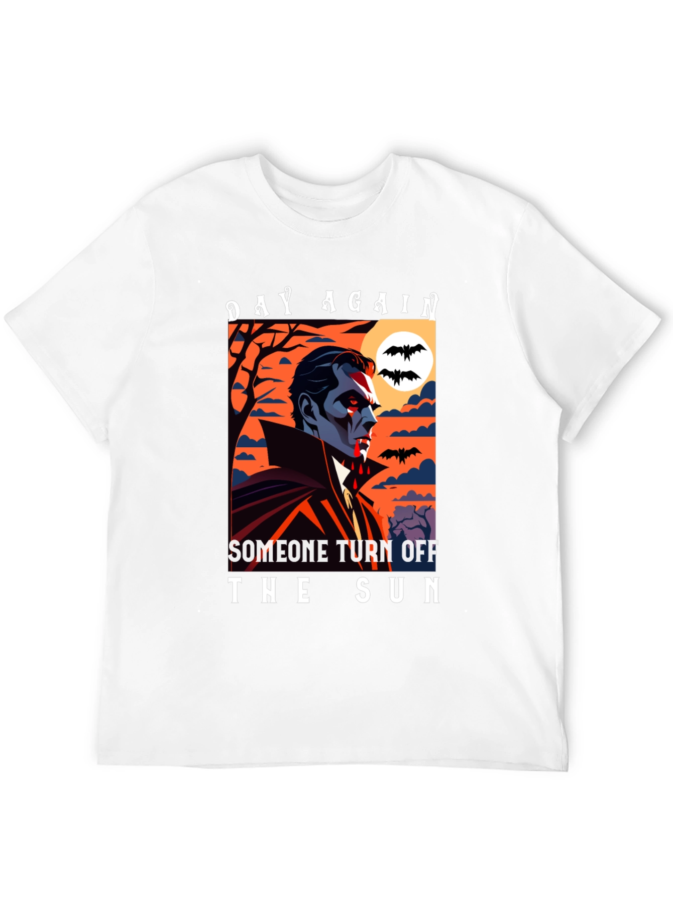 Vampire Turn Off The Sun Graphic Tee