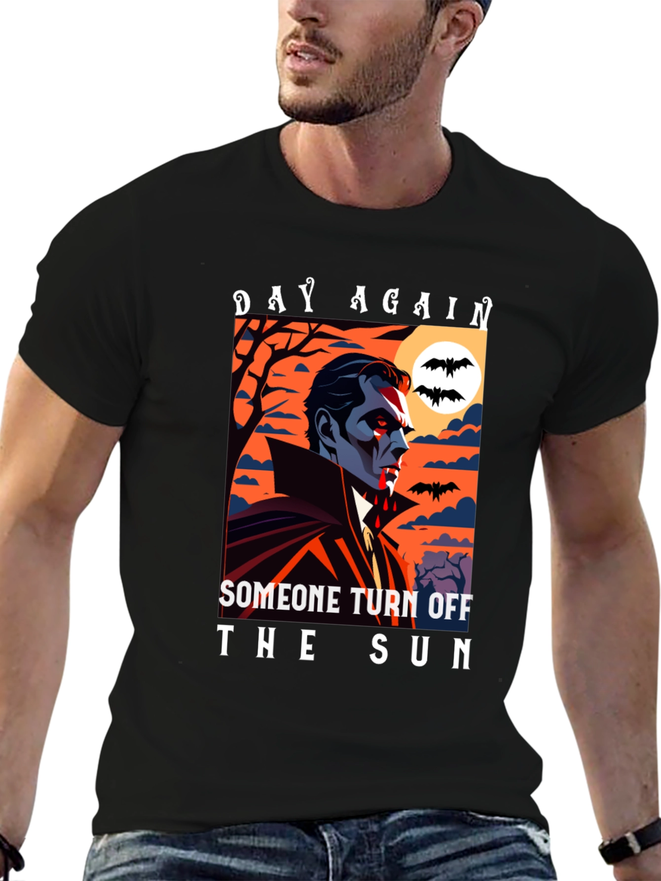 Vampire Turn Off The Sun Graphic Tee