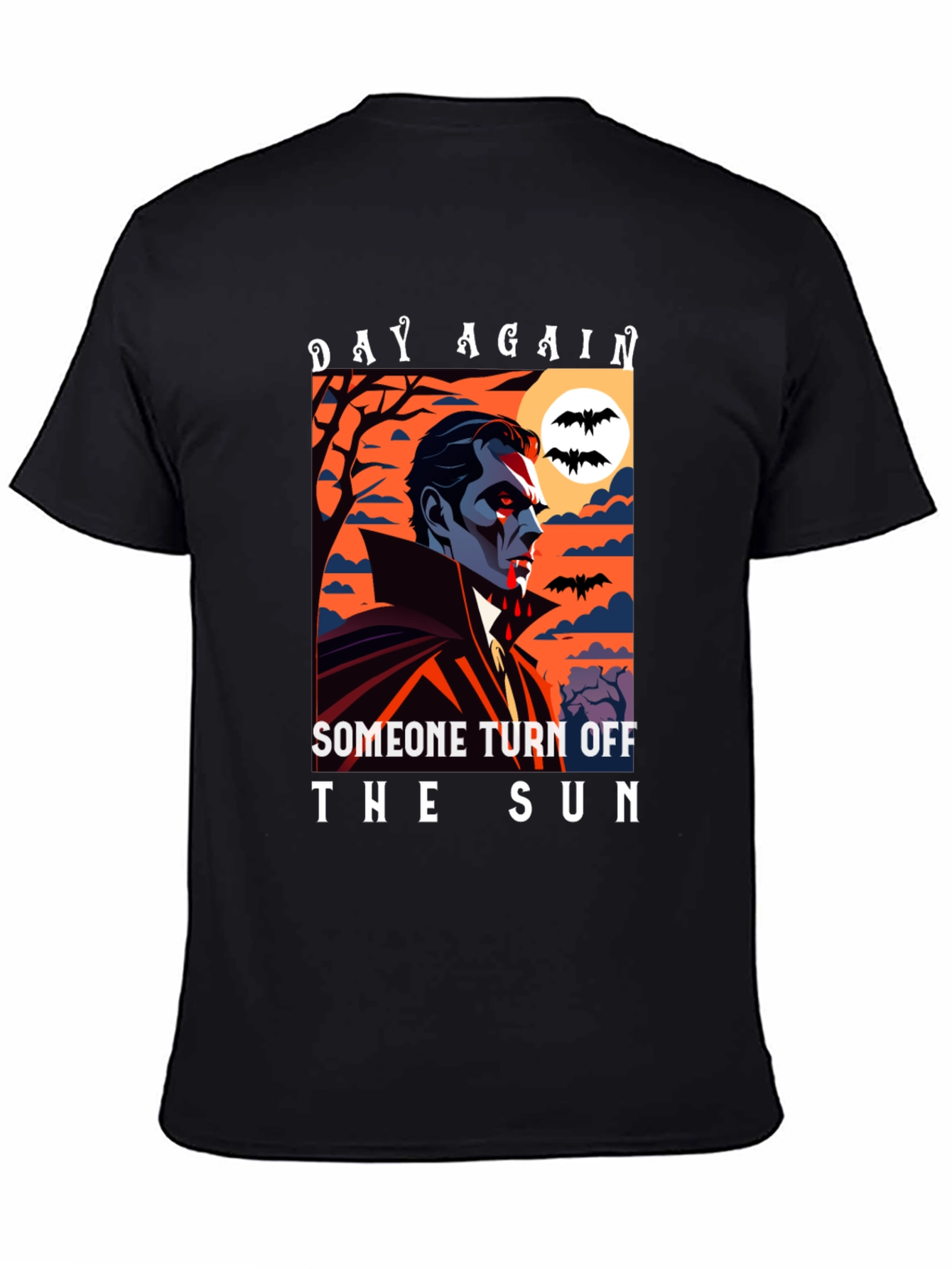 Vampire Turn Off The Sun Graphic Tee