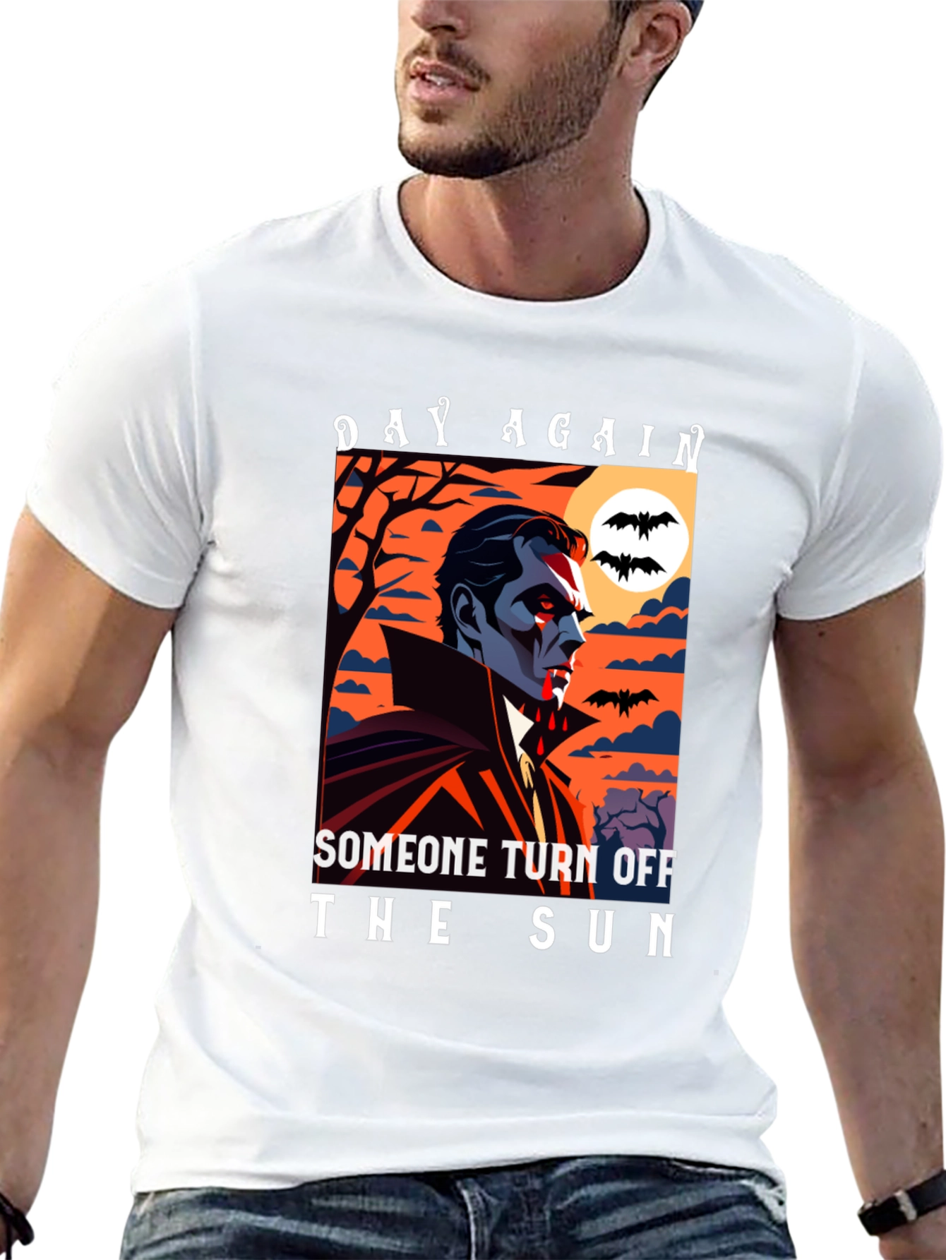 Vampire Turn Off The Sun Graphic Tee