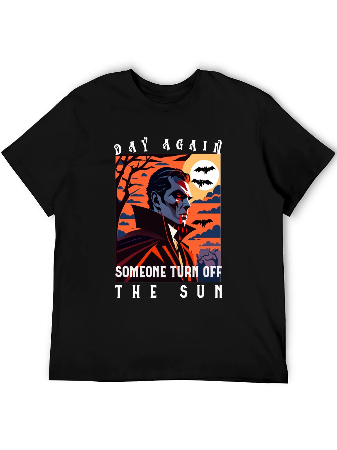 Vampire Turn Off The Sun Graphic Tee
