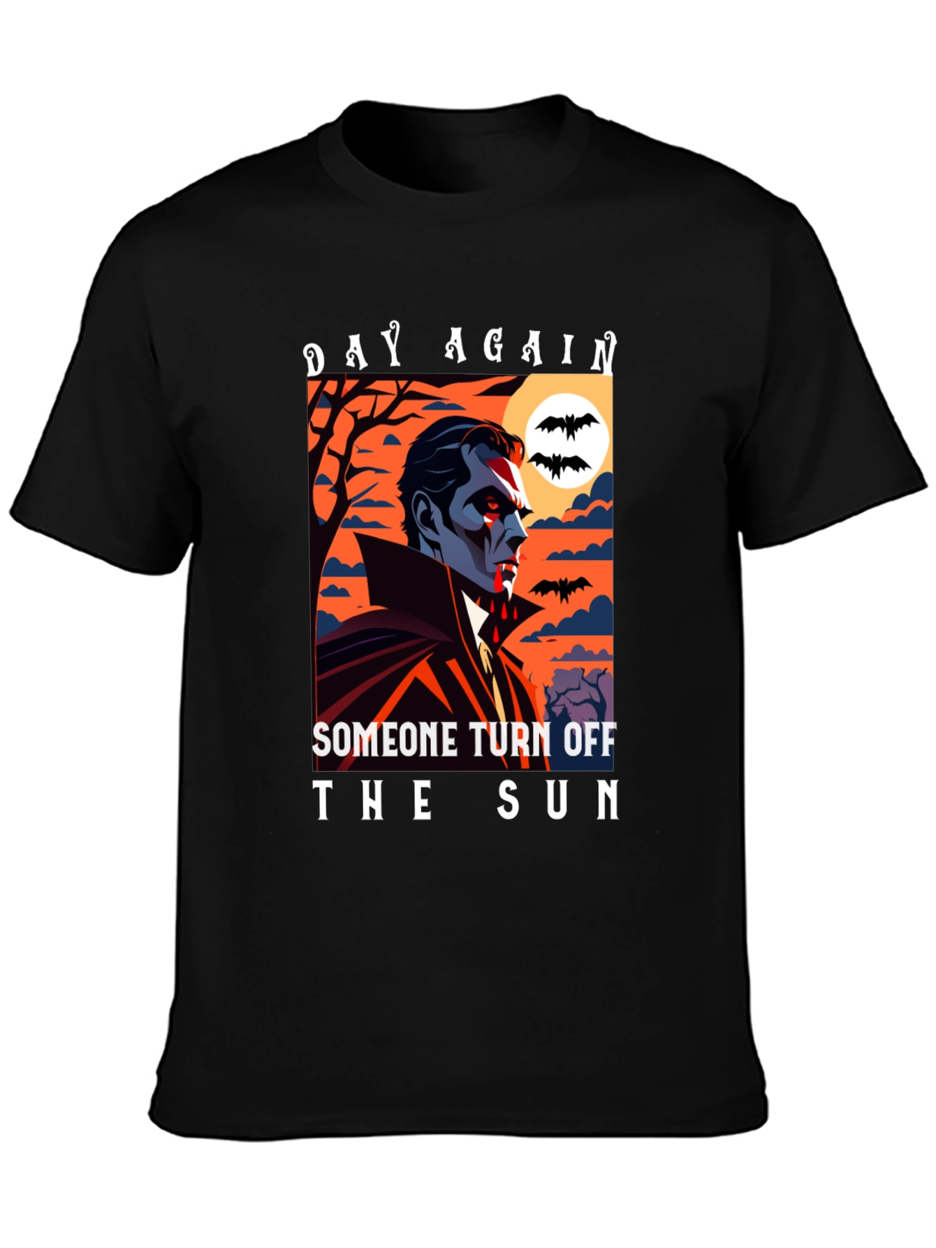 Vampire Turn Off The Sun Graphic Tee