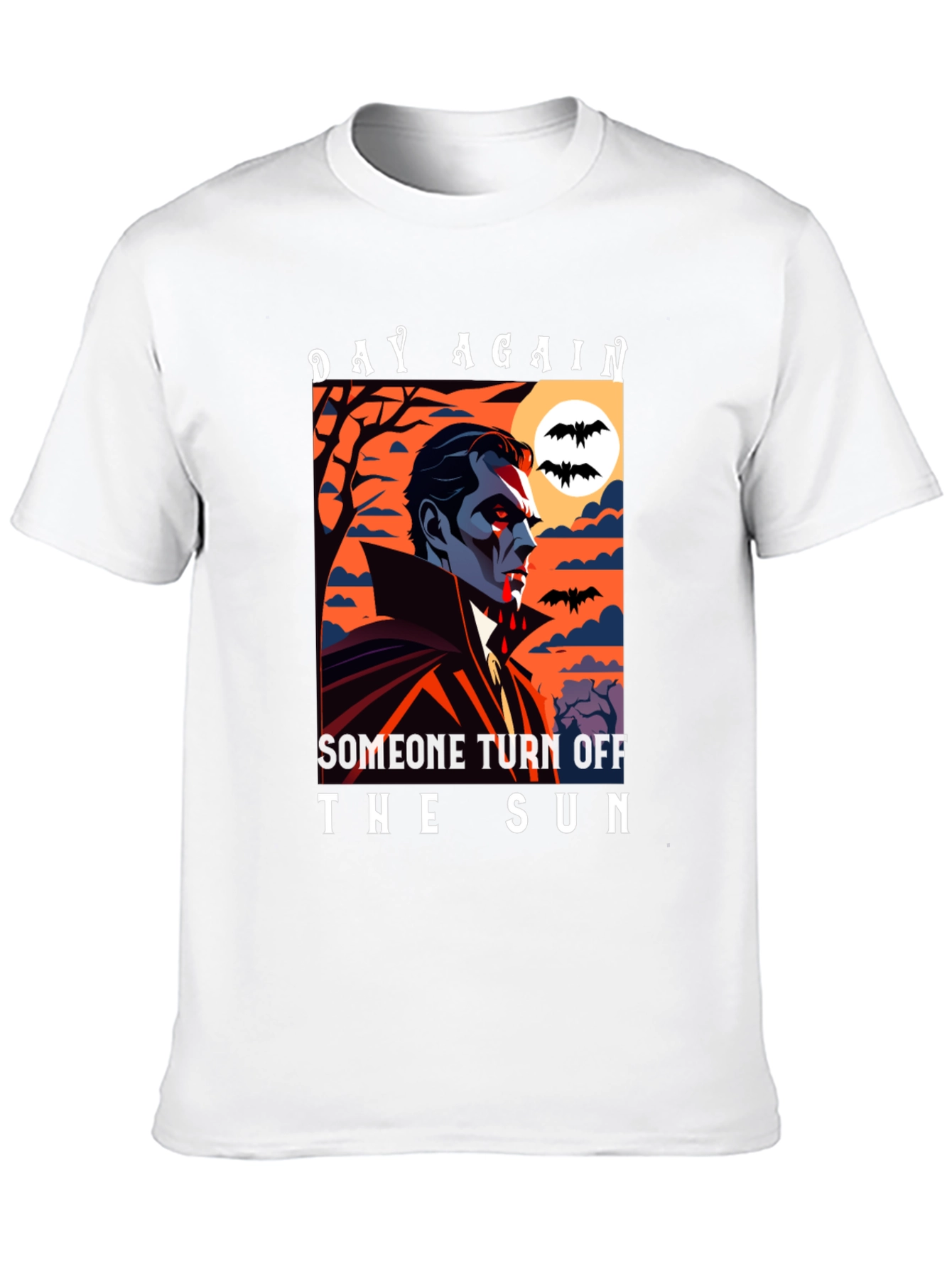 Vampire Turn Off The Sun Graphic Tee