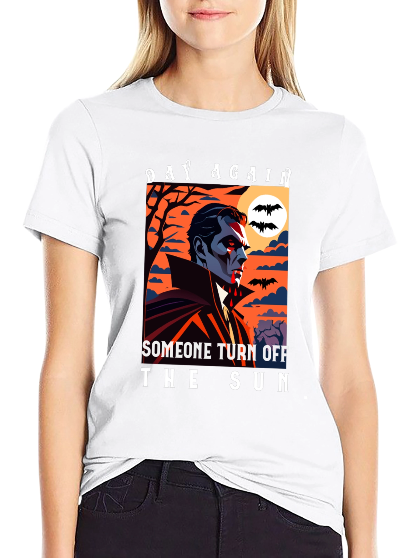 Vampire Turn Off The Sun Graphic Tee