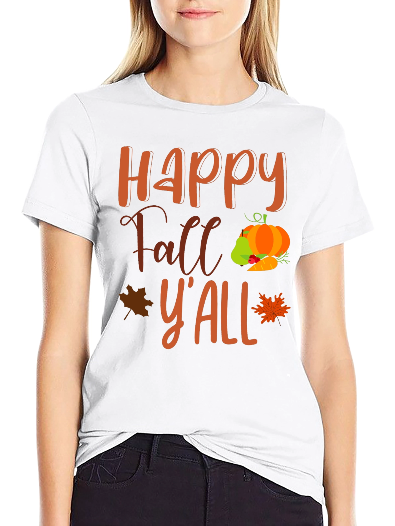 Happy Fall Yall Graphic Tee