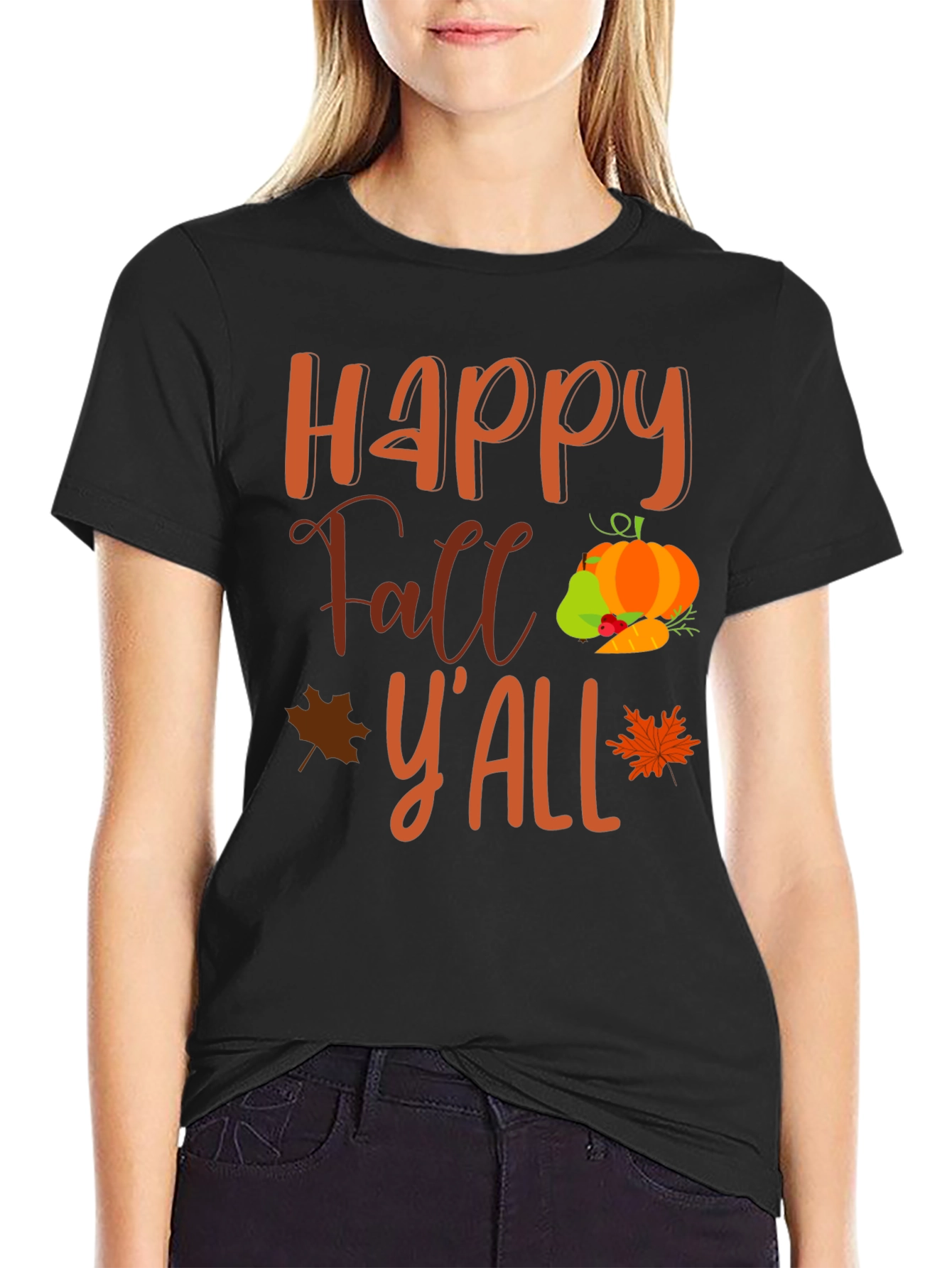 Happy Fall Yall Graphic Tee