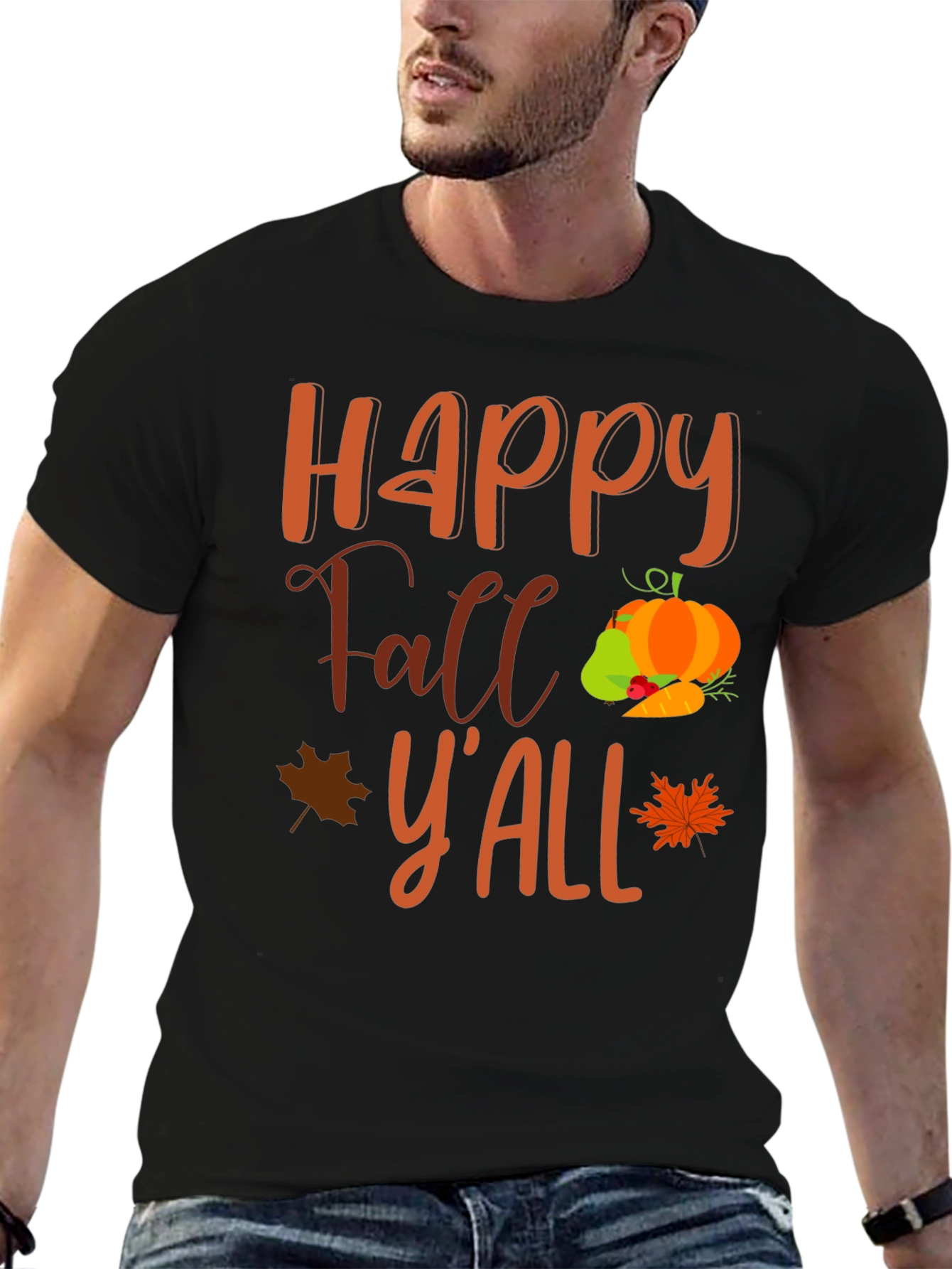 Happy Fall Yall Graphic Tee