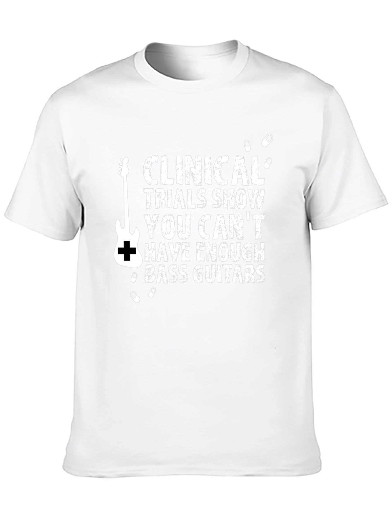 Clinical Trials Bass Guitar Graphic Tee