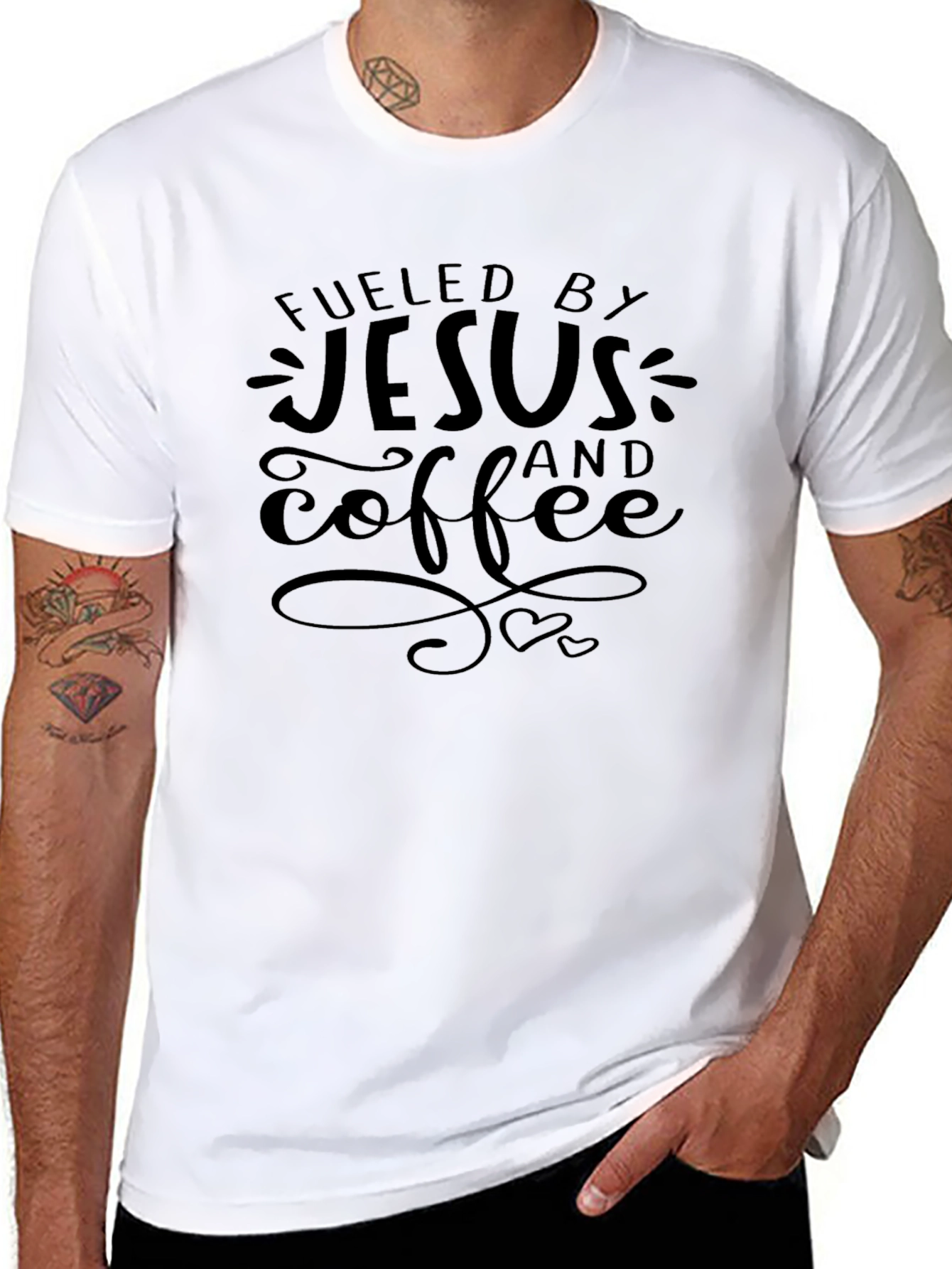 Fueled by Jesus and Coffee T-Shirt