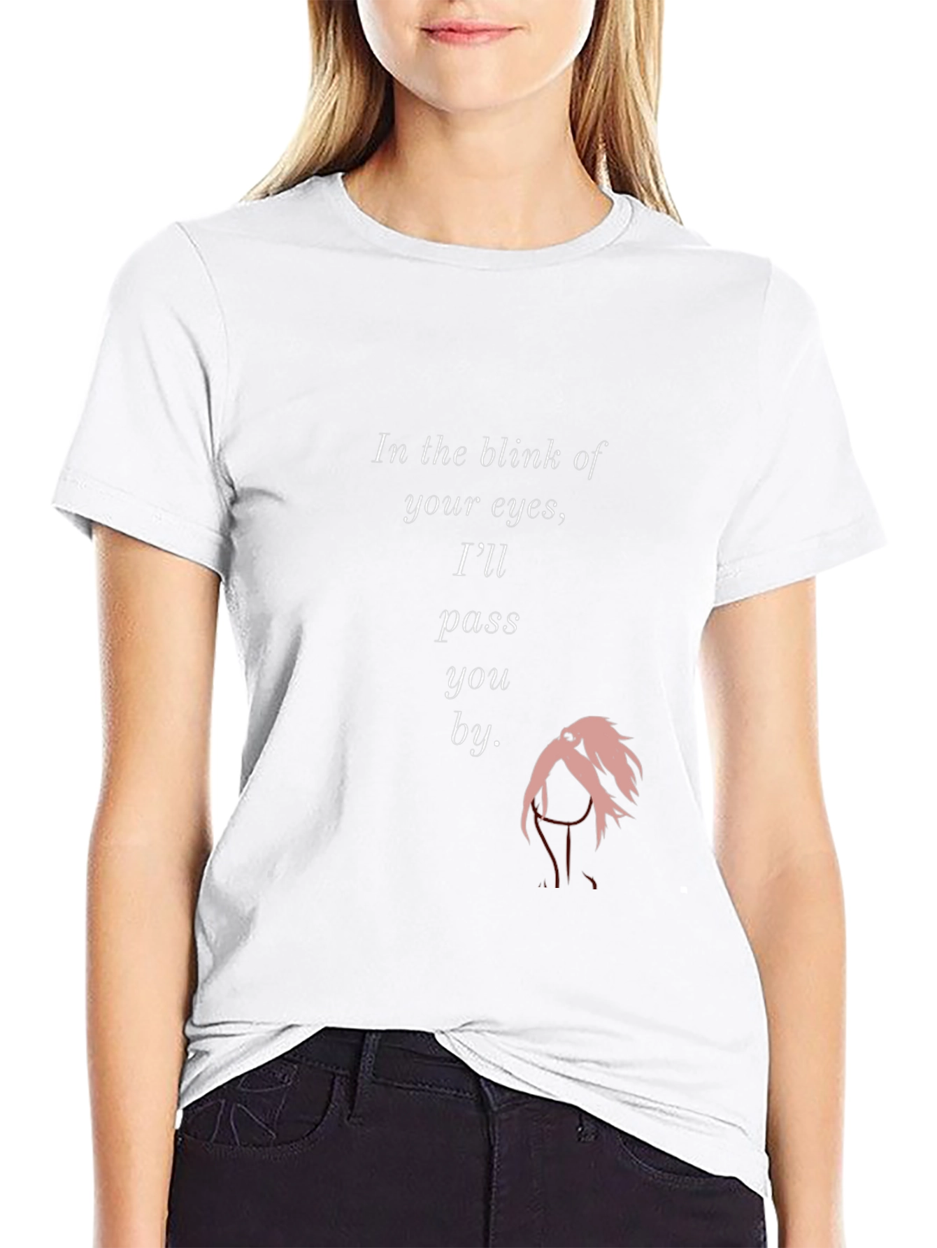 Stylish Blink of an Eye Graphic Tee