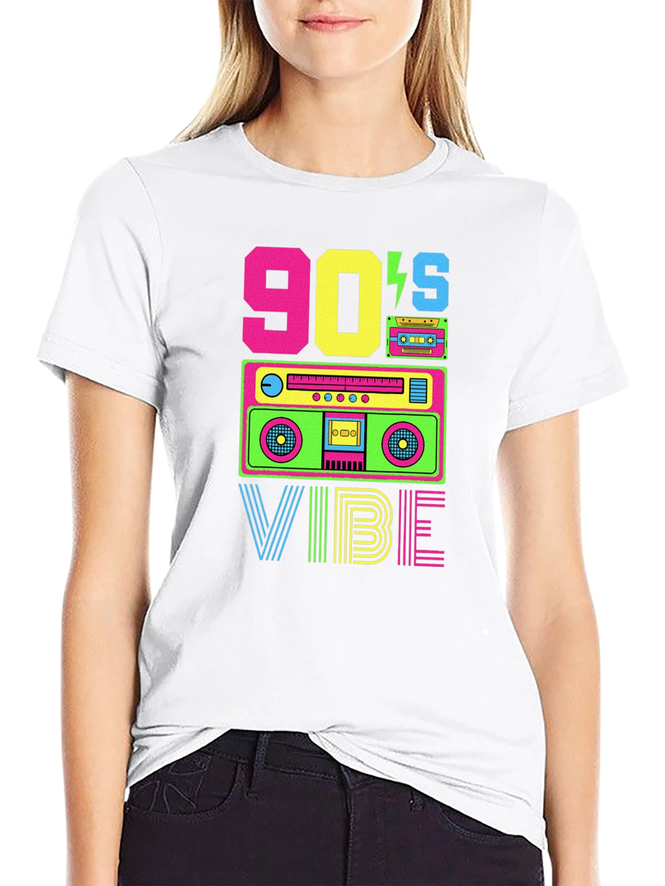 90s Vibe Graphic Tee - Retro Style