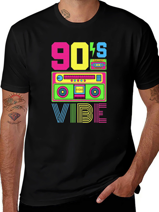 90s Vibe Graphic Tee - Retro Style
